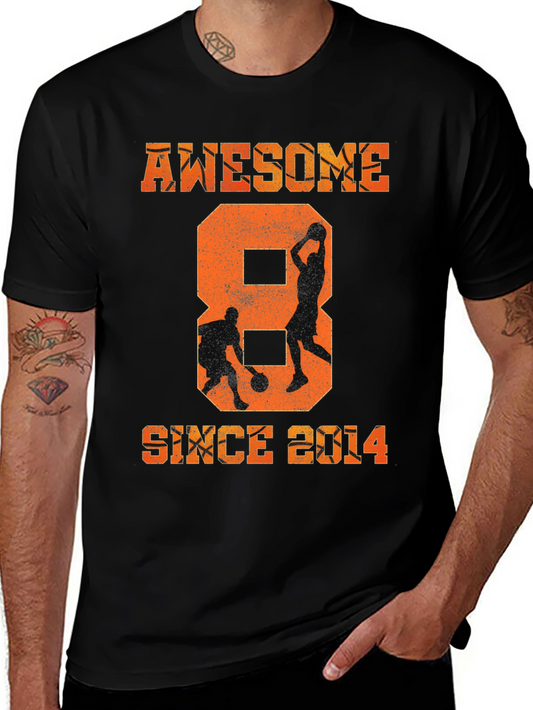 Awesome Since 2014 Basketball T-Shirt
