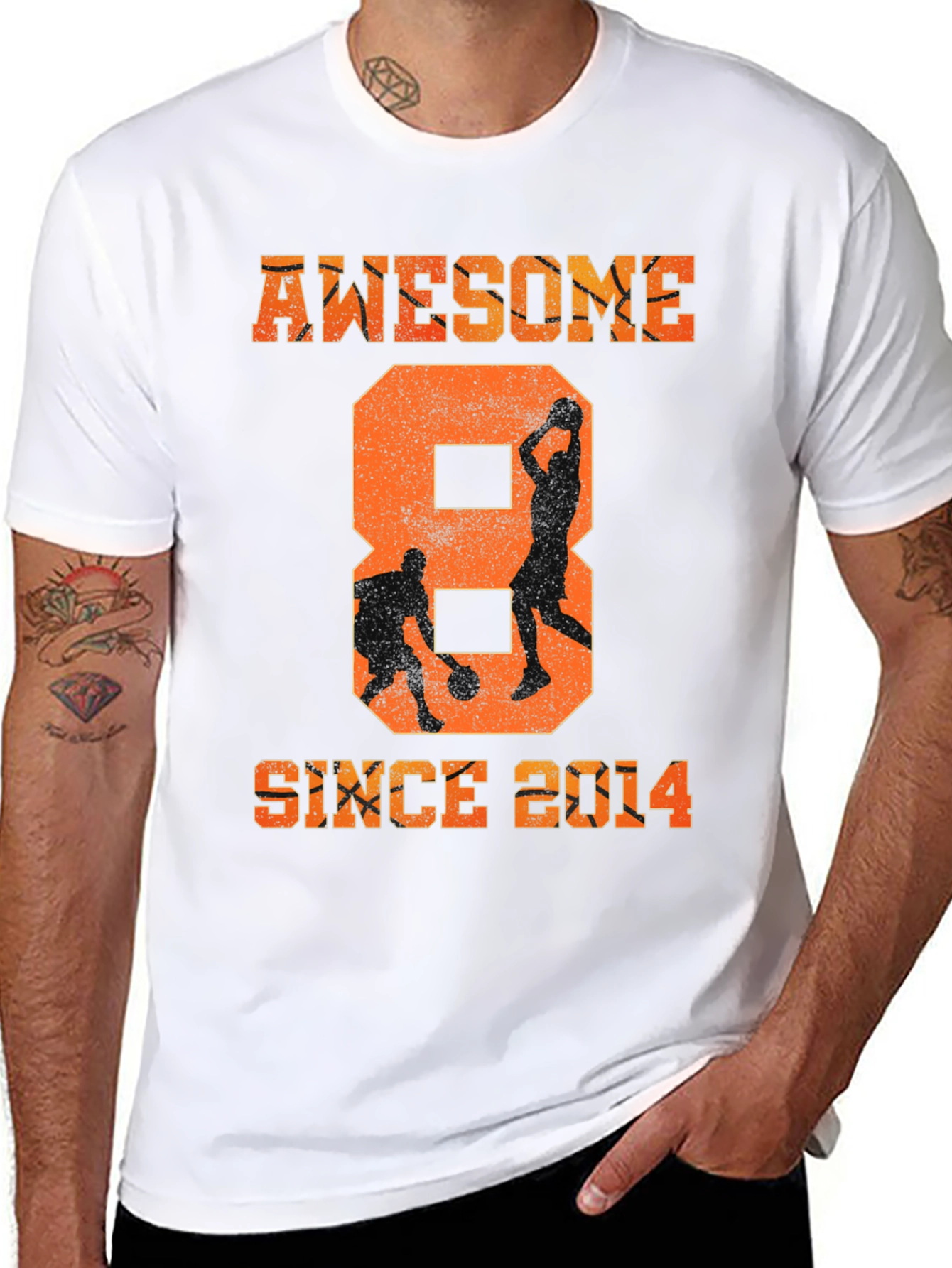 Awesome Since 2014 Basketball T-Shirt