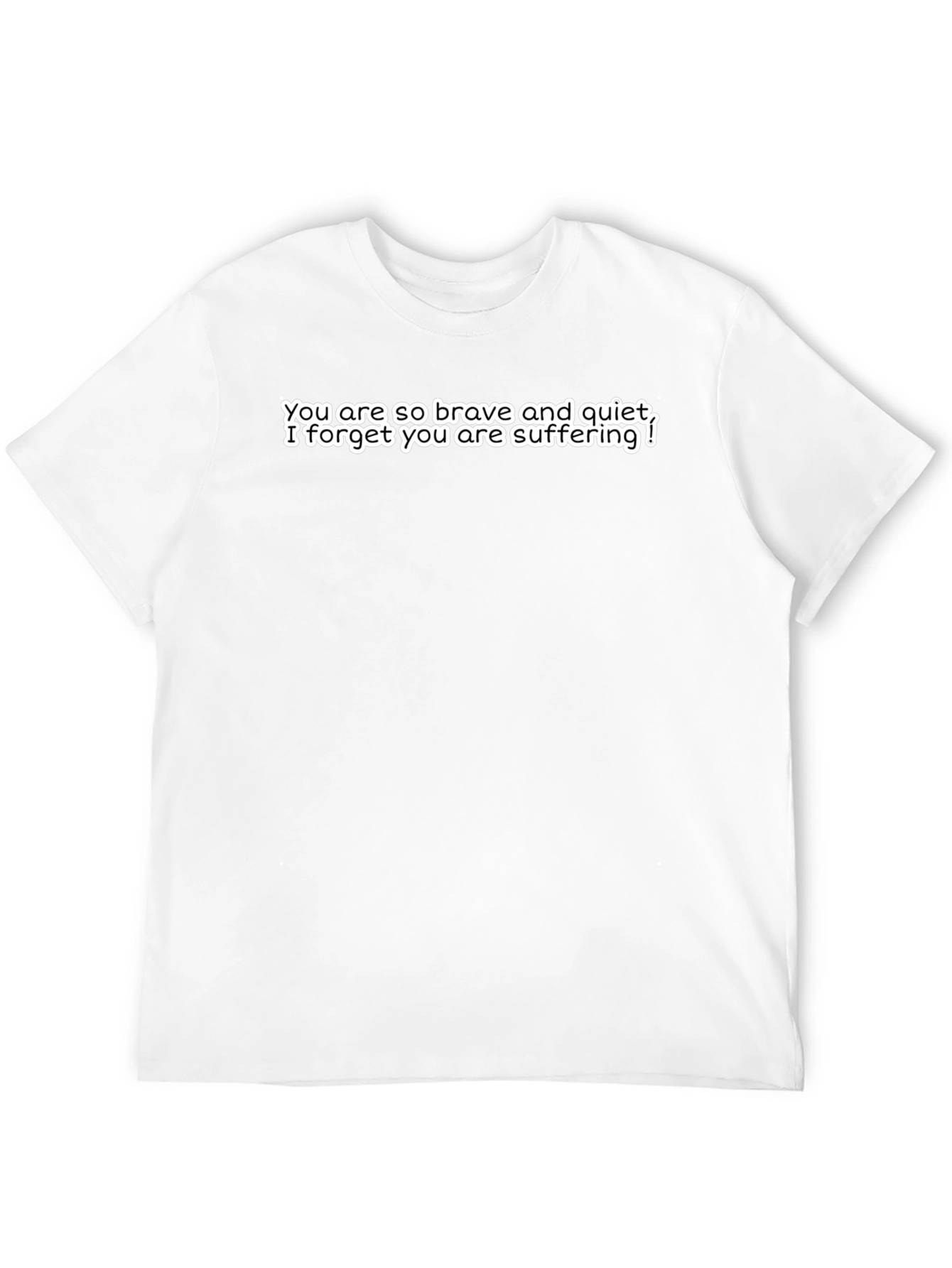Brave and Quiet Sarcastic Graphic Tee