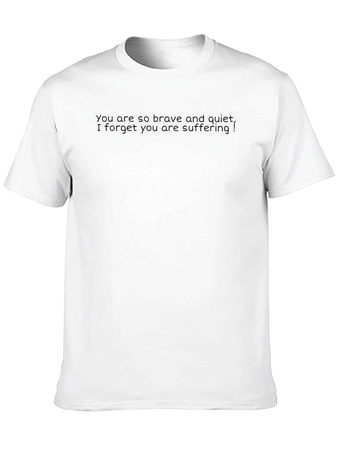 Brave and Quiet Sarcastic Graphic Tee