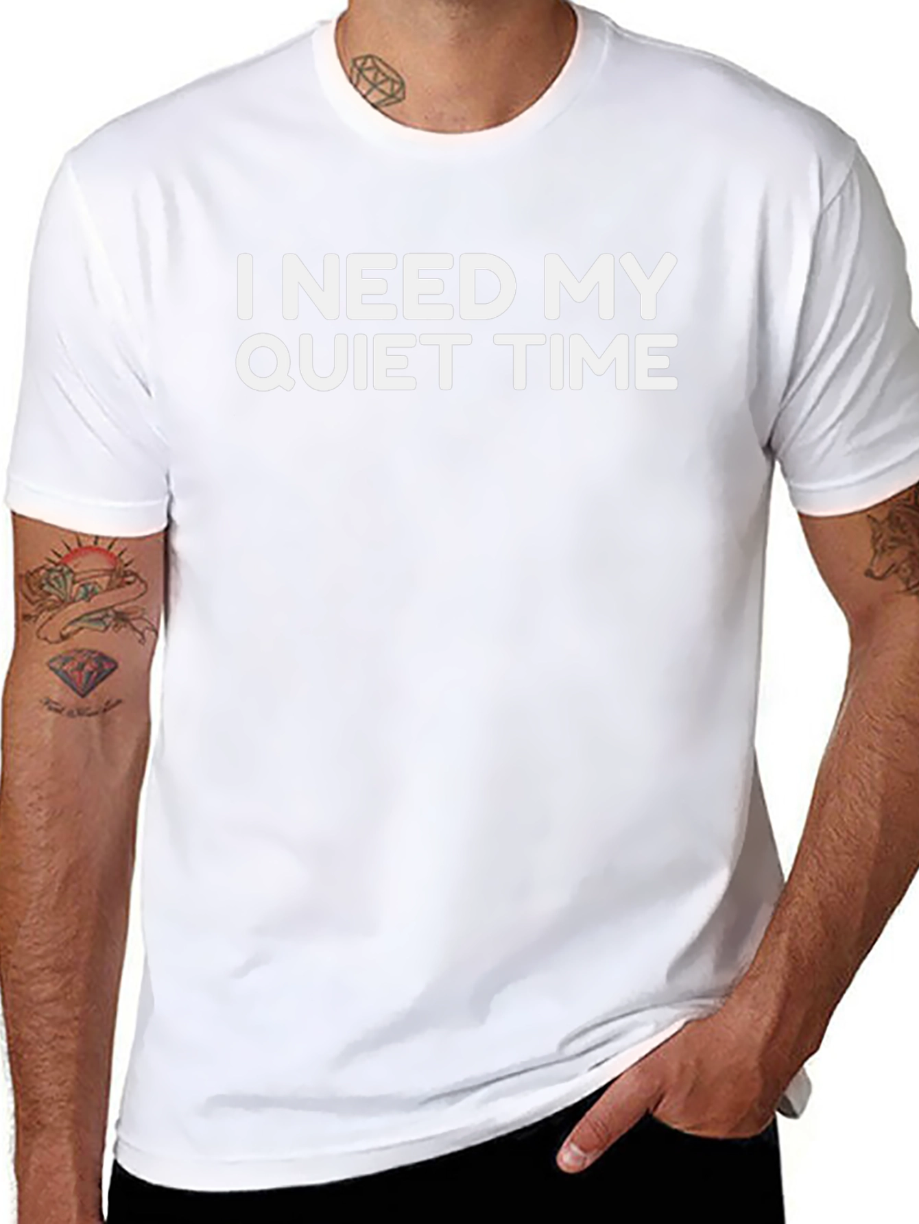 I Need My Quiet Time - Funny Graphic T-Shirt