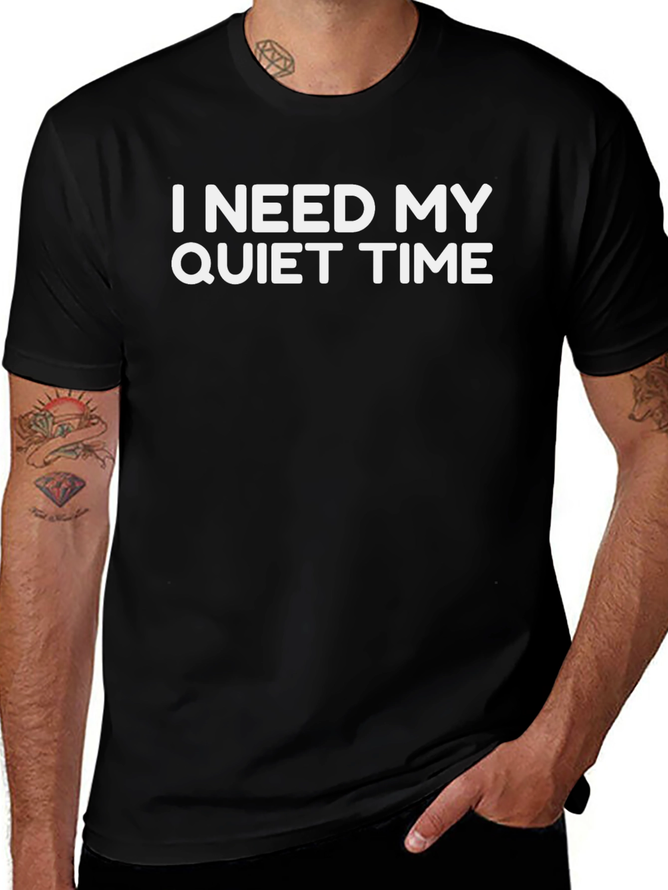 I Need My Quiet Time - Funny Graphic T-Shirt
