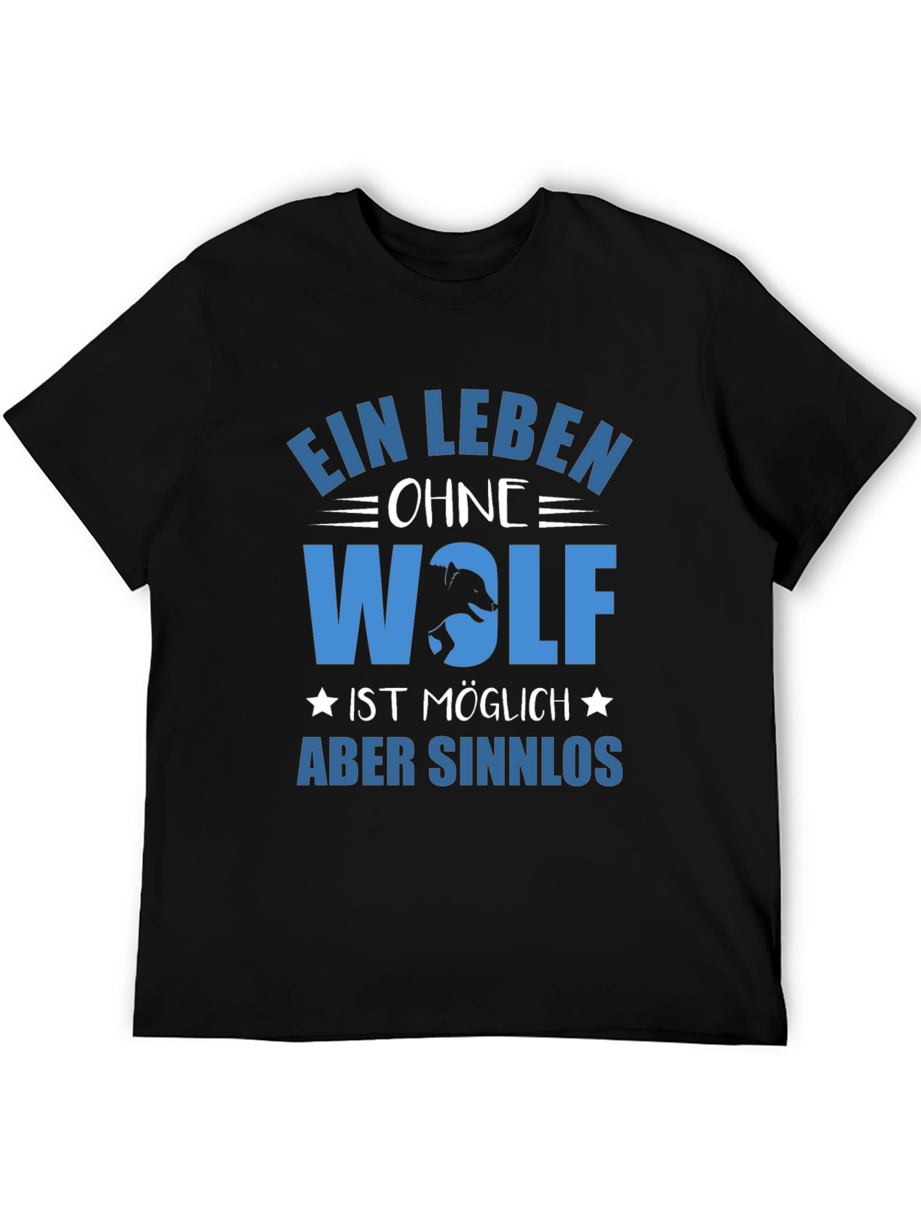 Wolf Graphic Tee - Ein Leben Ohne Wolf