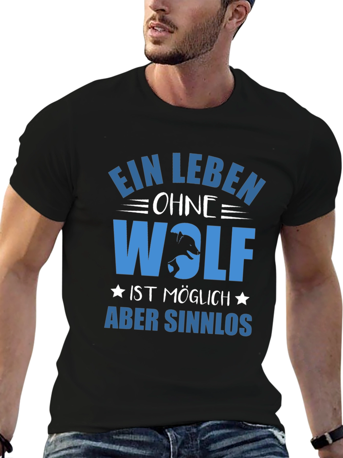 Wolf Graphic Tee - Ein Leben Ohne Wolf