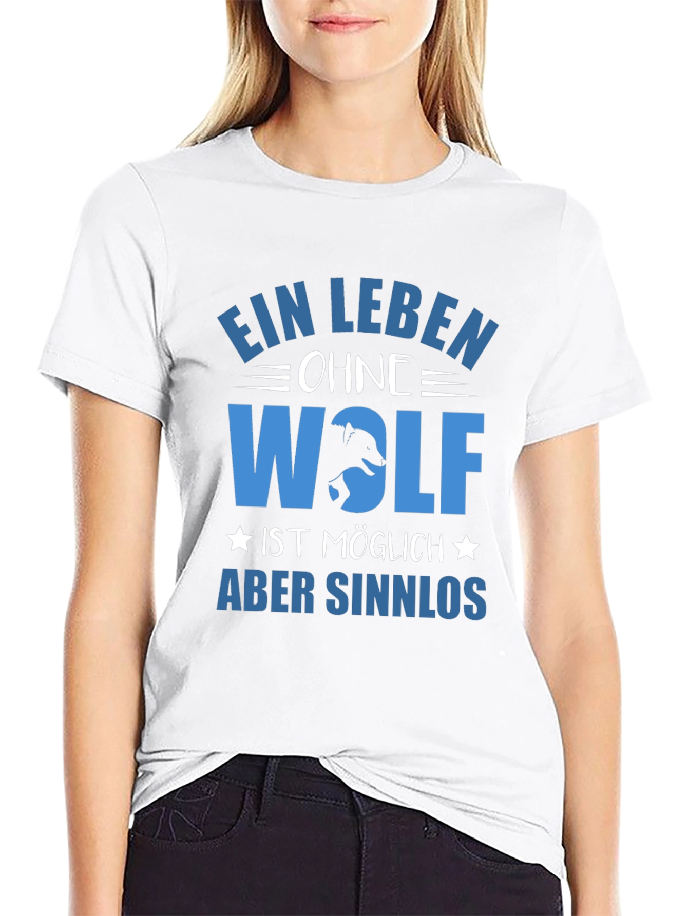 Wolf Graphic Tee - Ein Leben Ohne Wolf