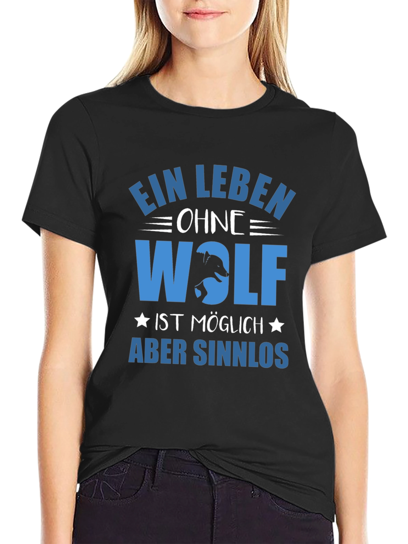 Wolf Graphic Tee - Ein Leben Ohne Wolf