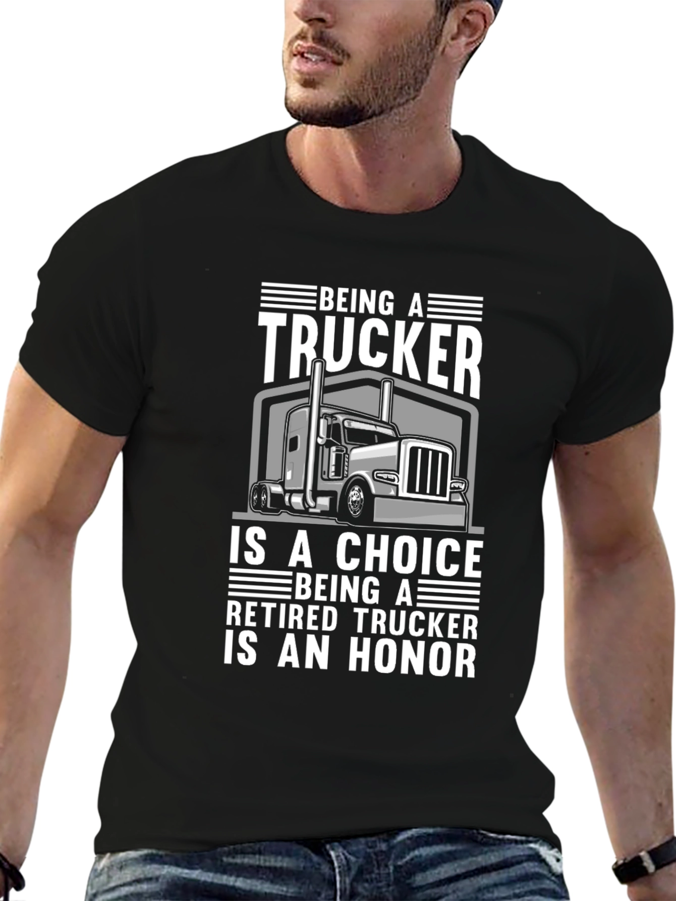 Trucker T-Shirt: Choice & Honor