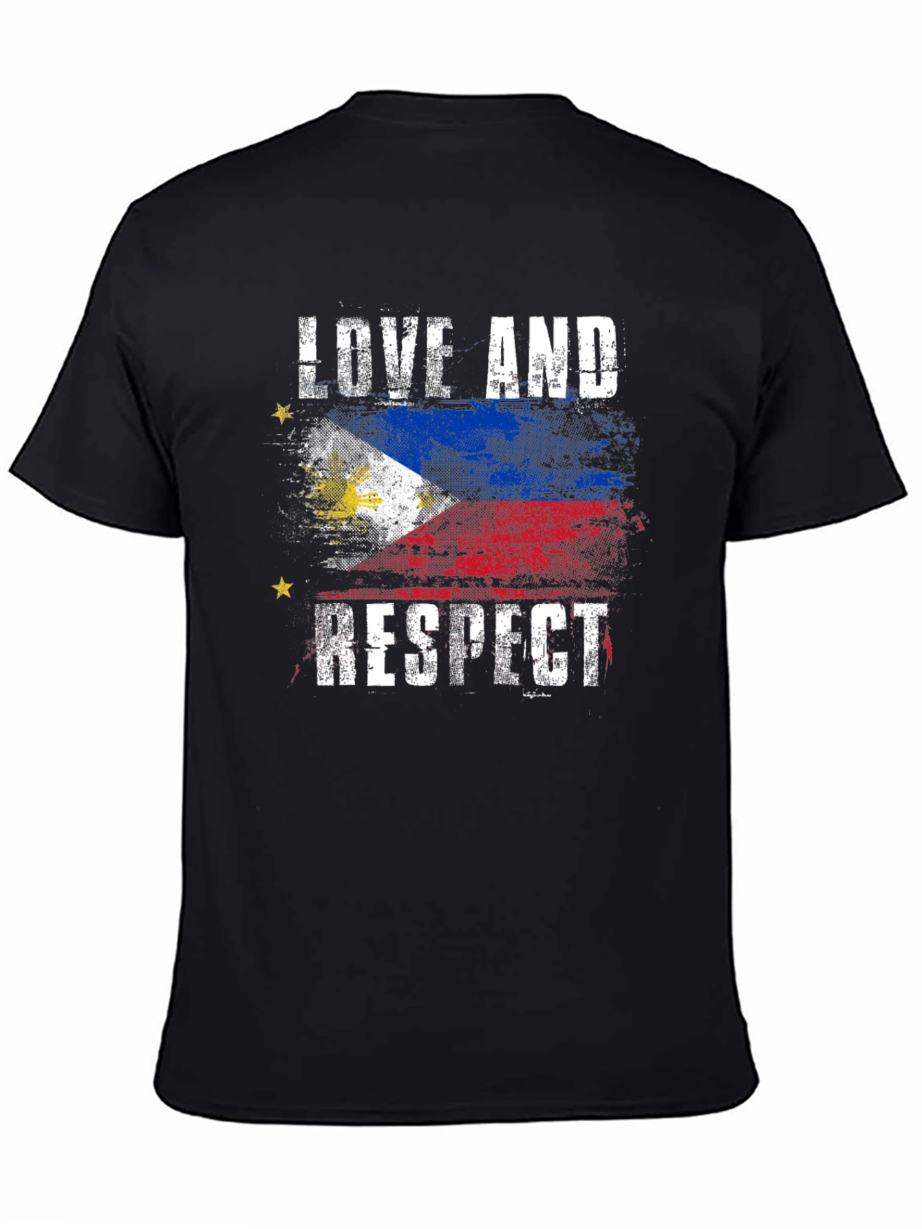 Love and Respect Philippines Flag T-Shirt