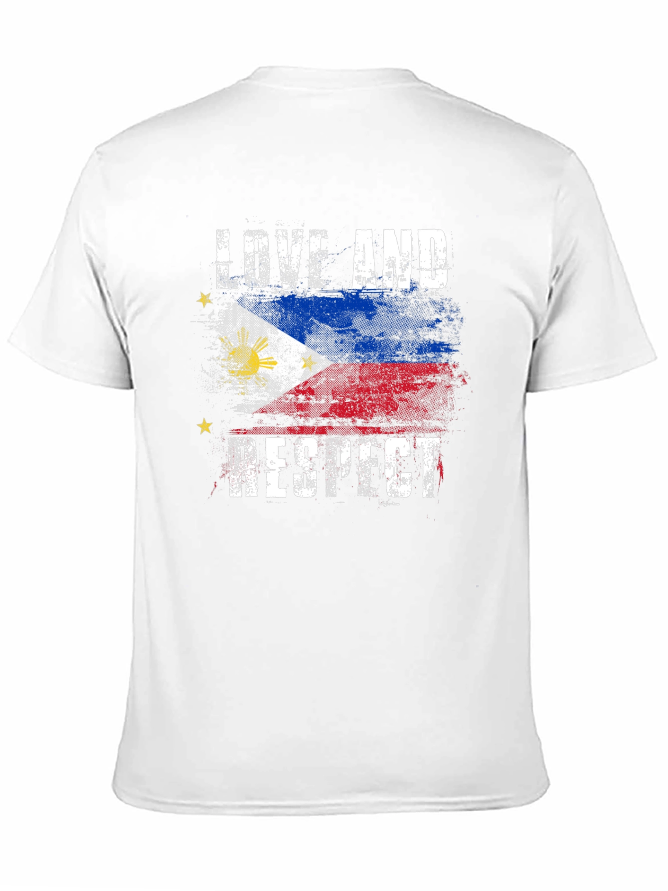 Love and Respect Philippines Flag T-Shirt