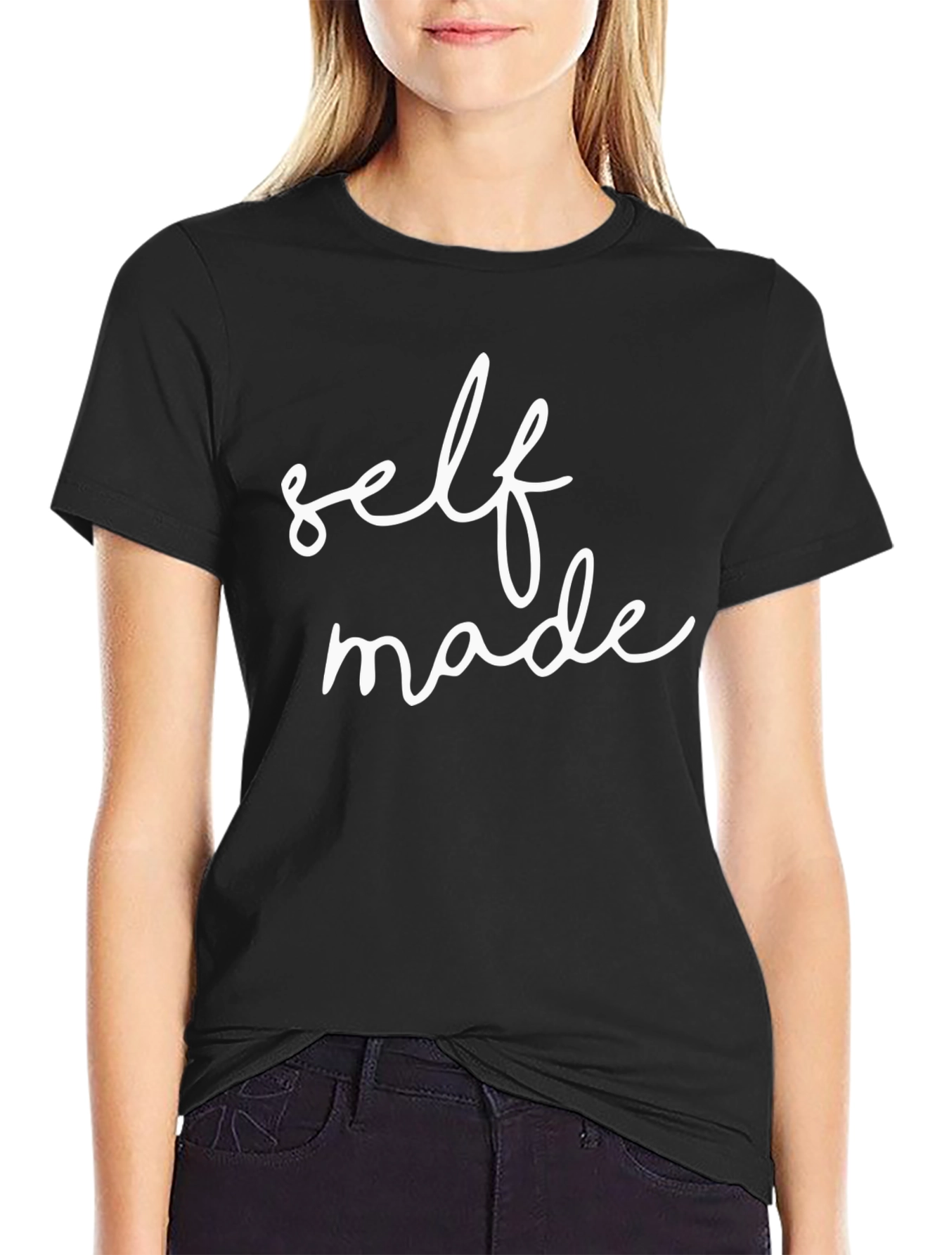 Self Made Black T-Shirt