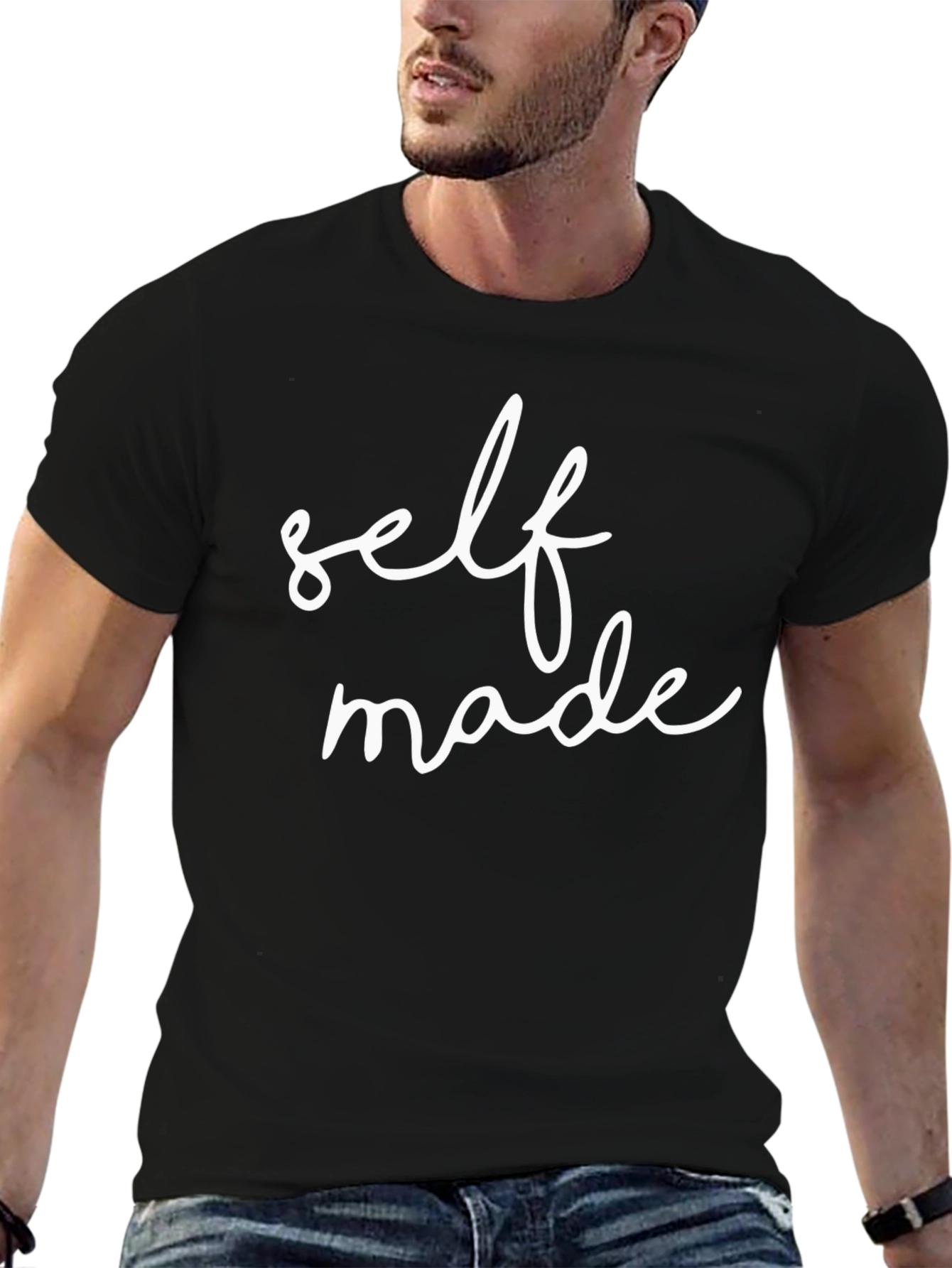 Self Made Black T-Shirt