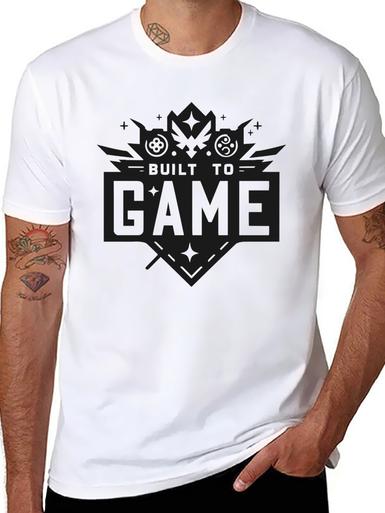 Built to Game Graphic Tee - Gamer T-Shirt