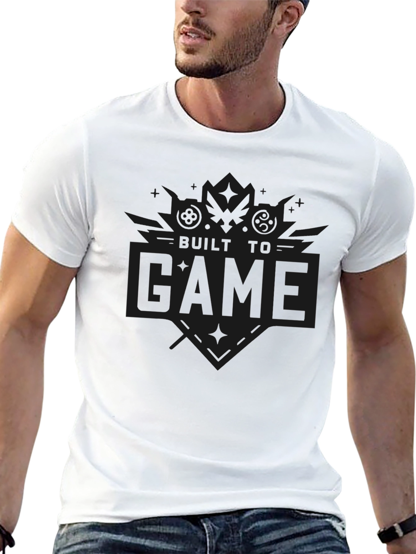 Built to Game Graphic Tee - Gamer T-Shirt