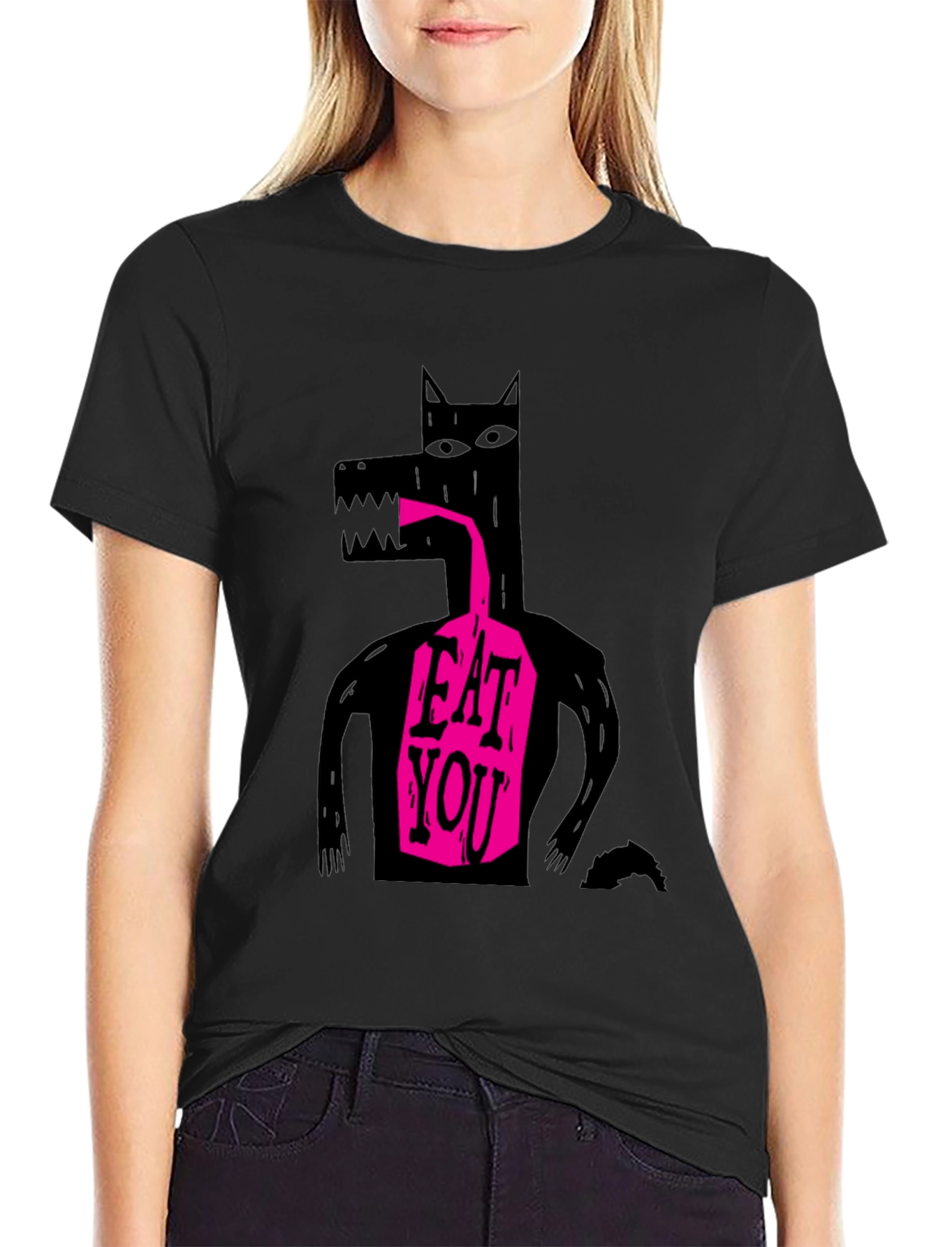 Eat You Graphic Print T-Shirt