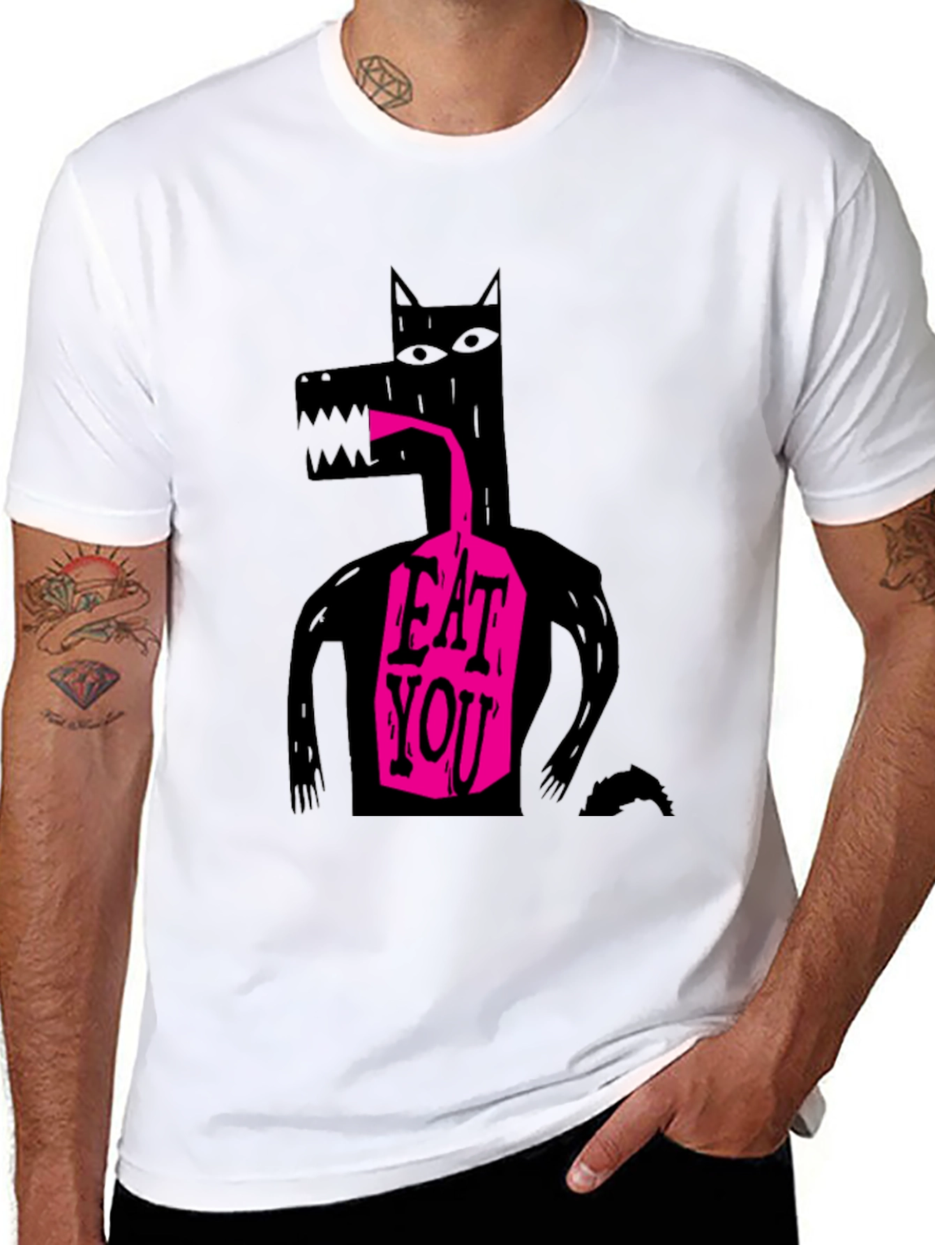 Eat You Graphic Print T-Shirt