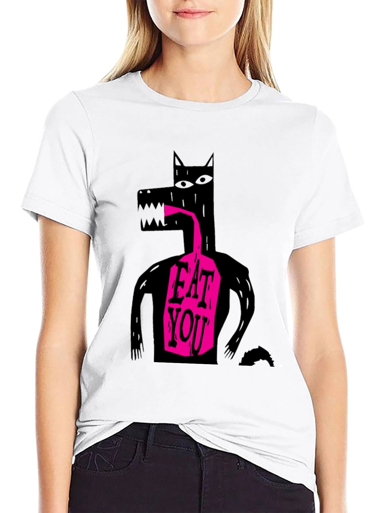 Eat You Graphic Print T-Shirt