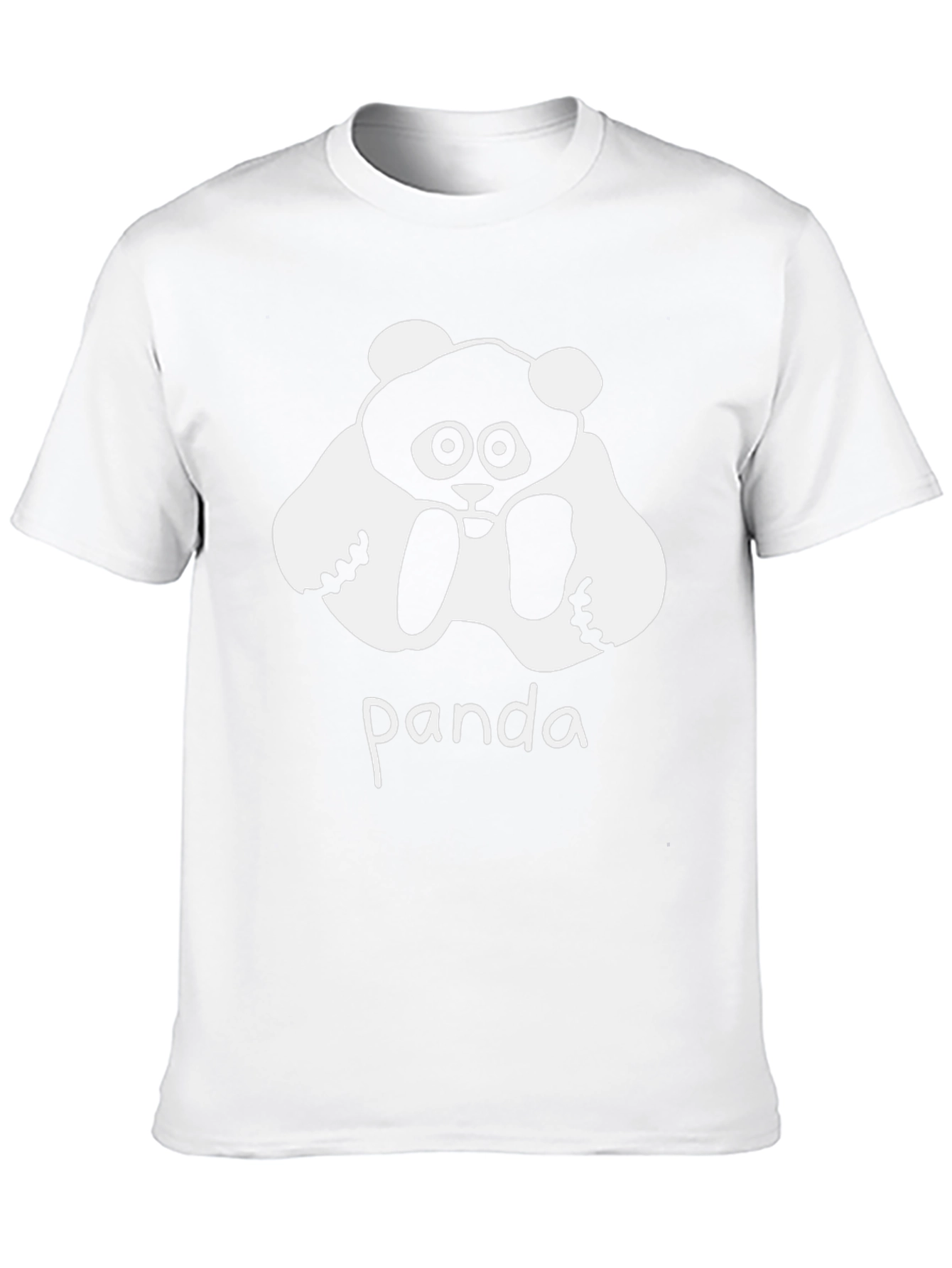 Panda Graphic Black T-Shirt - Casual Wear
