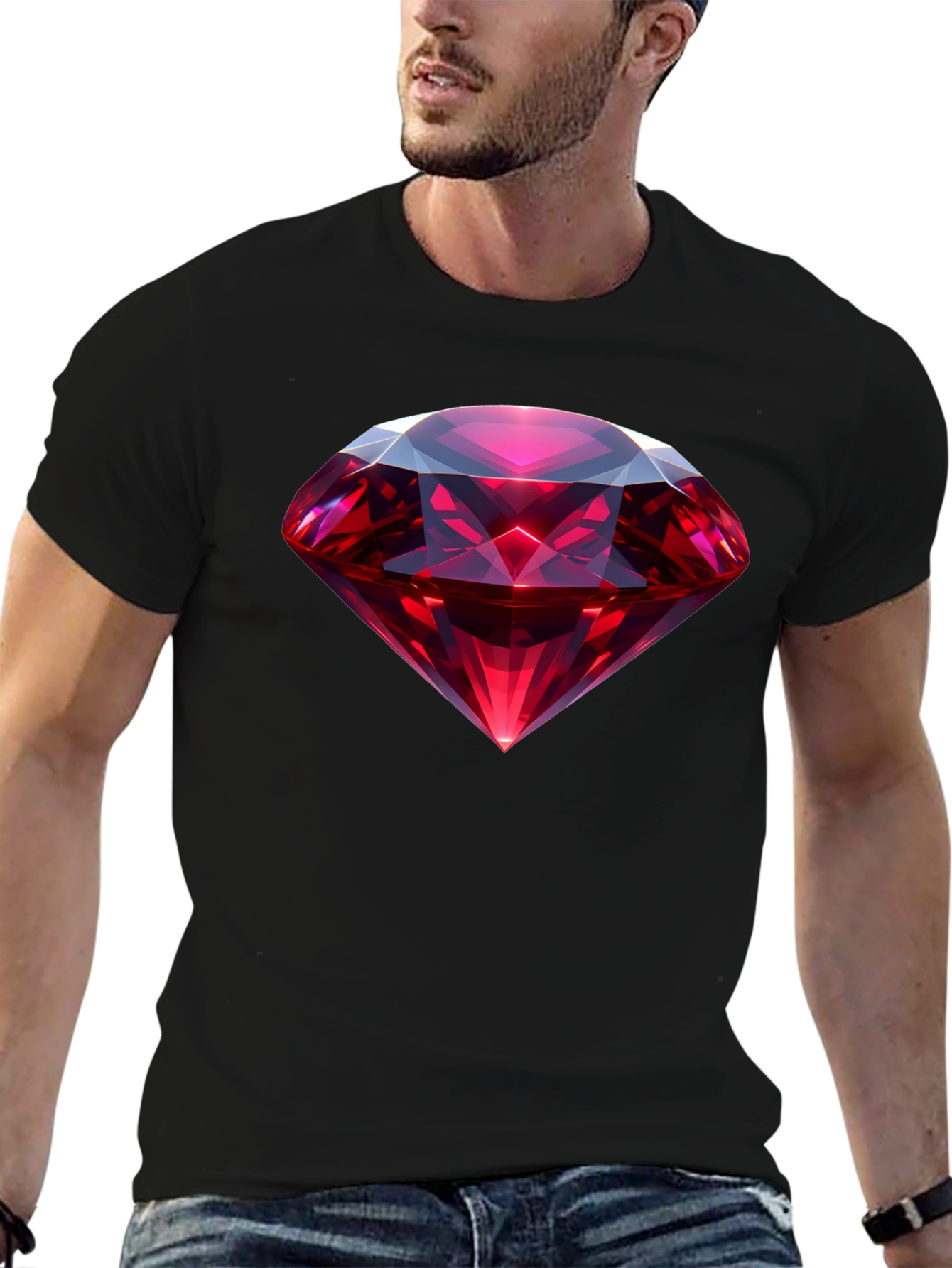Ruby Gem Graphic Tee - Black
