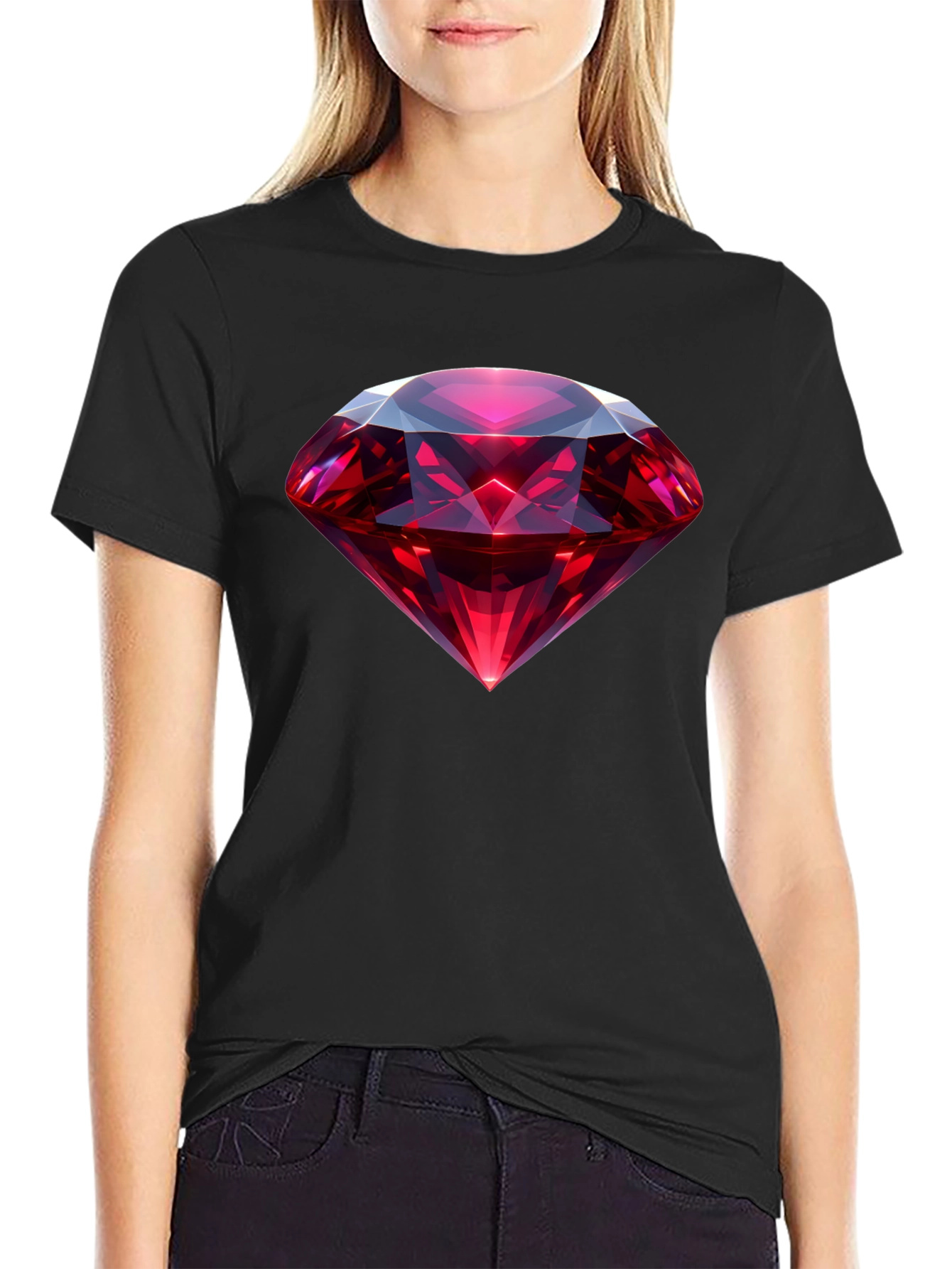 Ruby Gem Graphic Tee - Black
