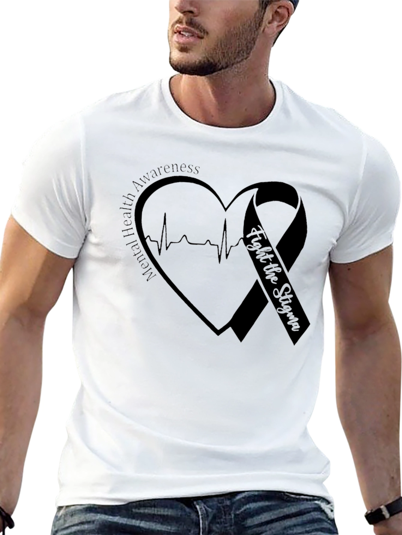 Mental Health Awareness T-Shirt - Fight the Stigma