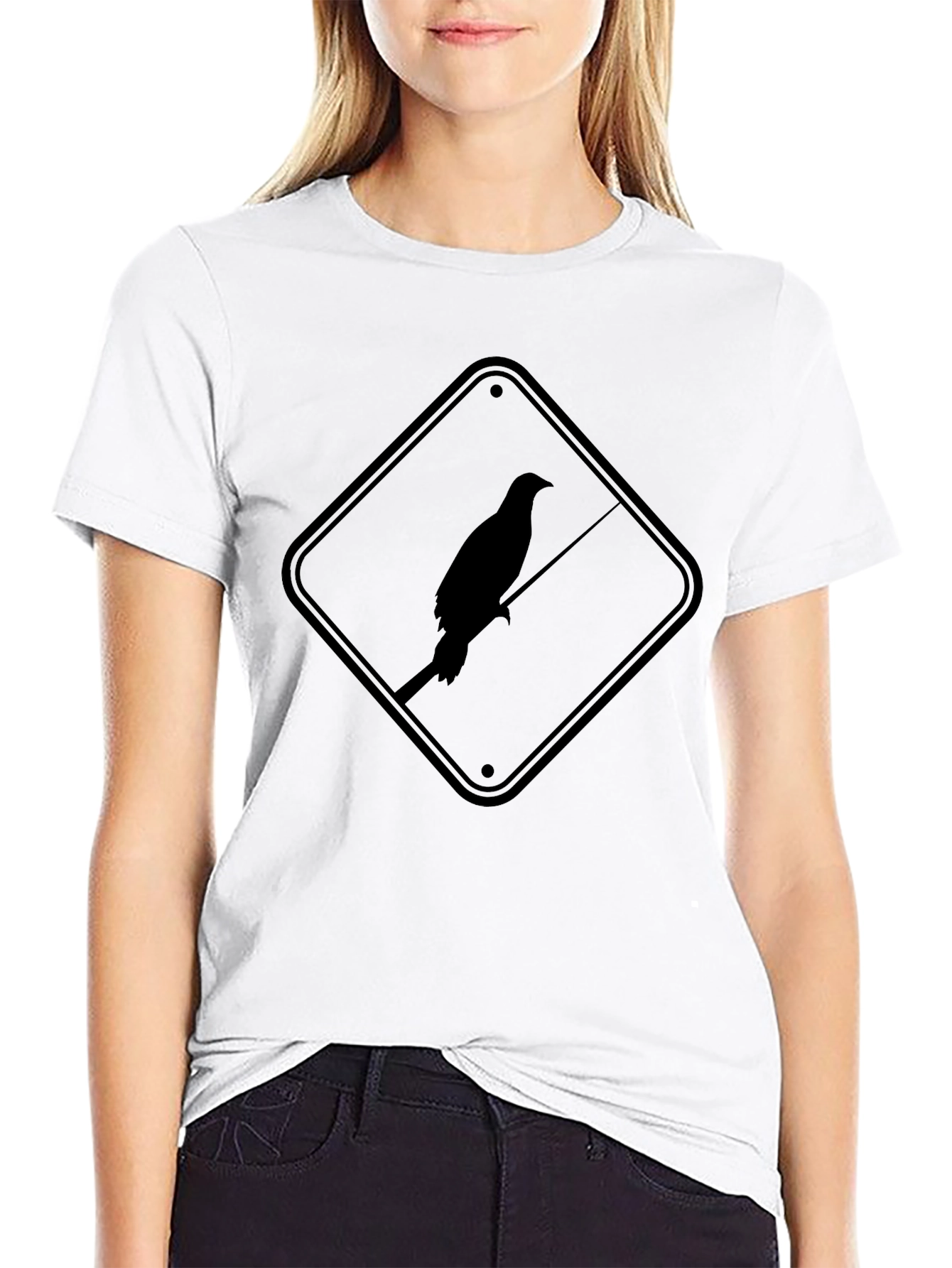 Black Raven Sign Graphic Tee
