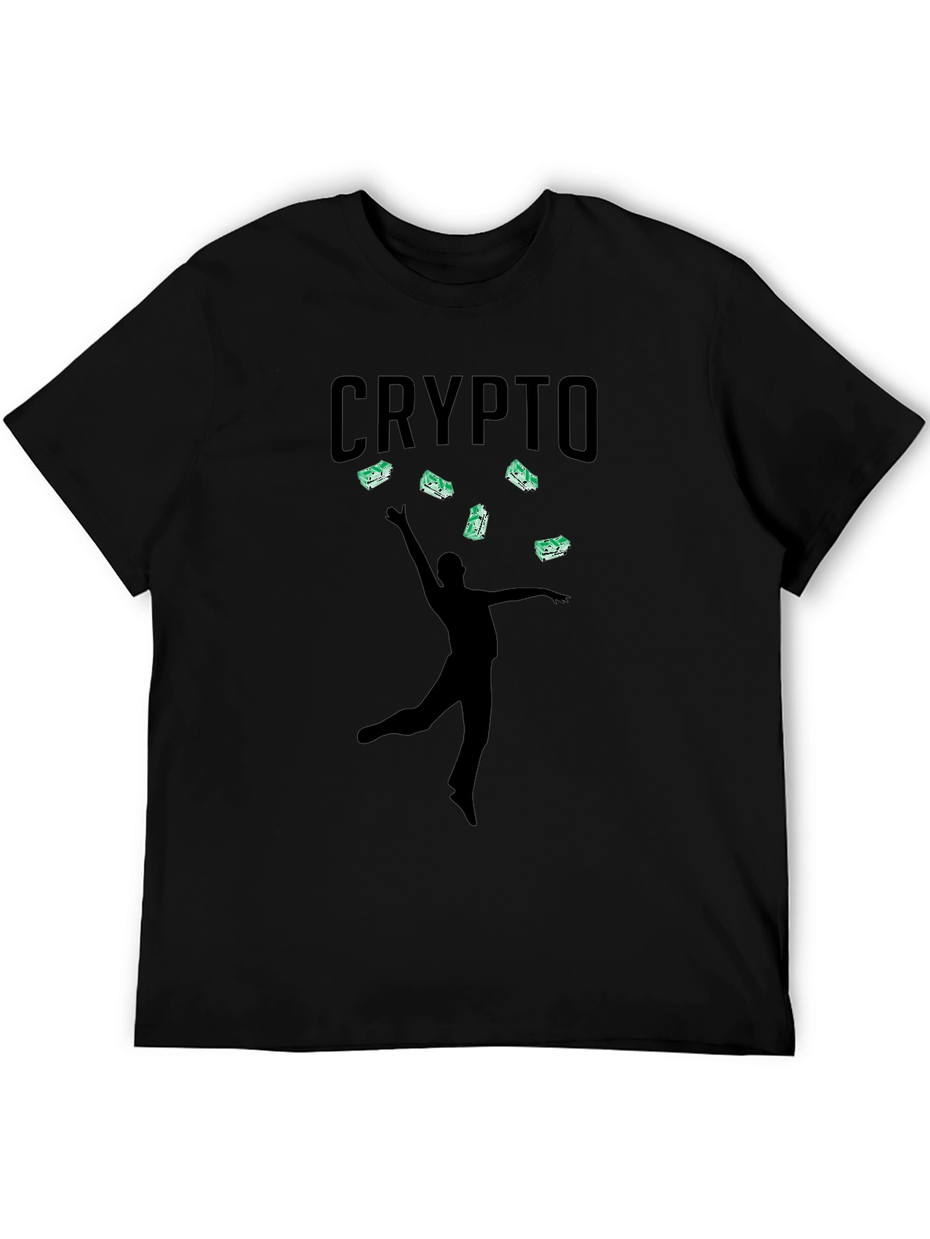Crypto Money T-Shirt - Stylish Black Tee