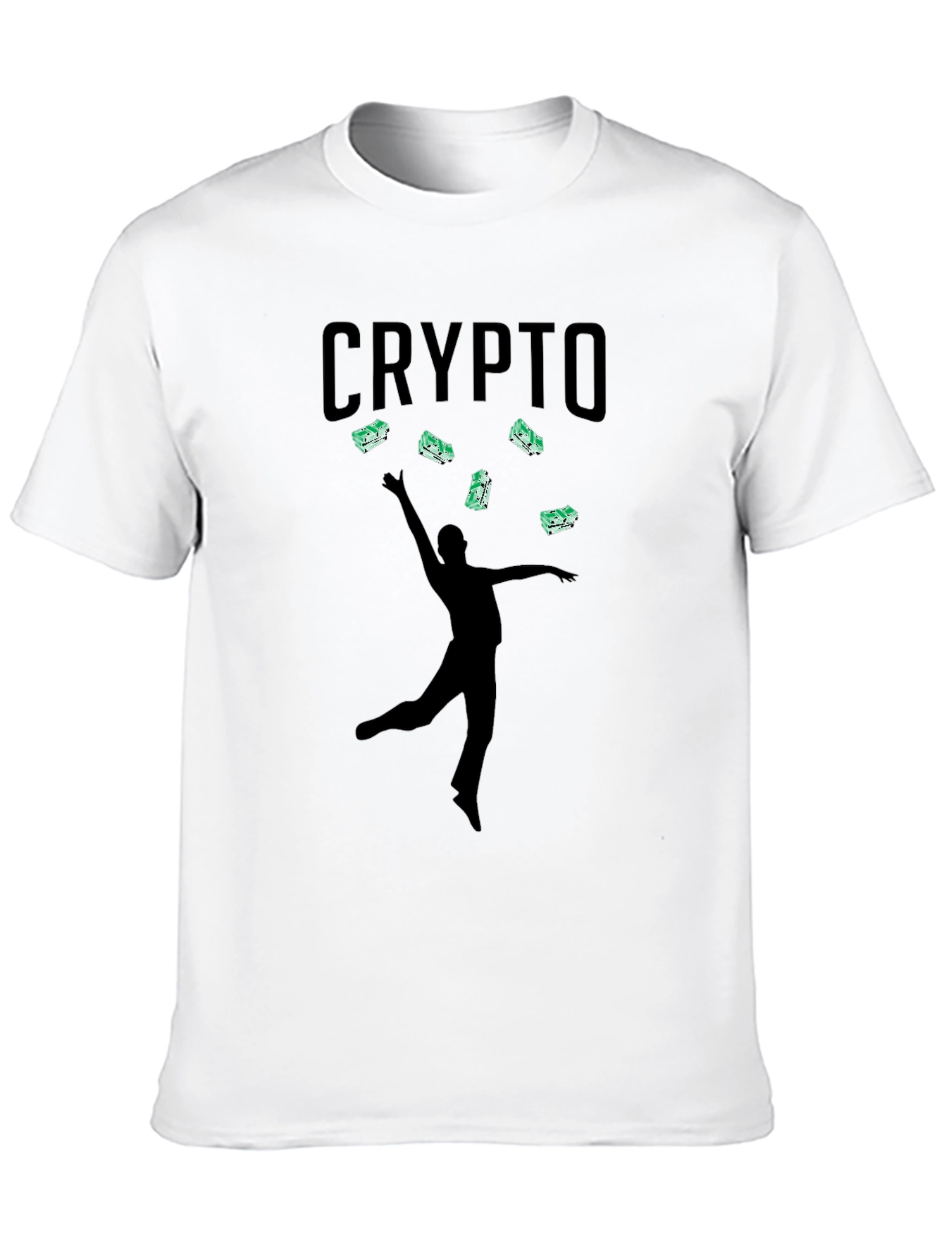 Crypto Money T-Shirt - Stylish Black Tee