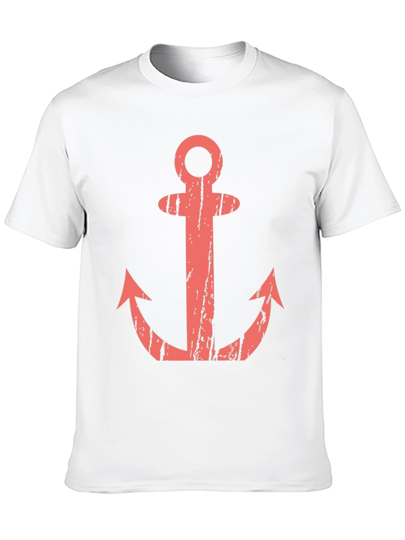 Anchor Graphic T-Shirt - Black Casual Tee