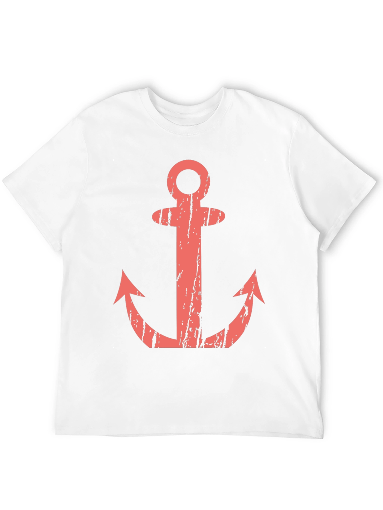 Anchor Graphic T-Shirt - Black Casual Tee