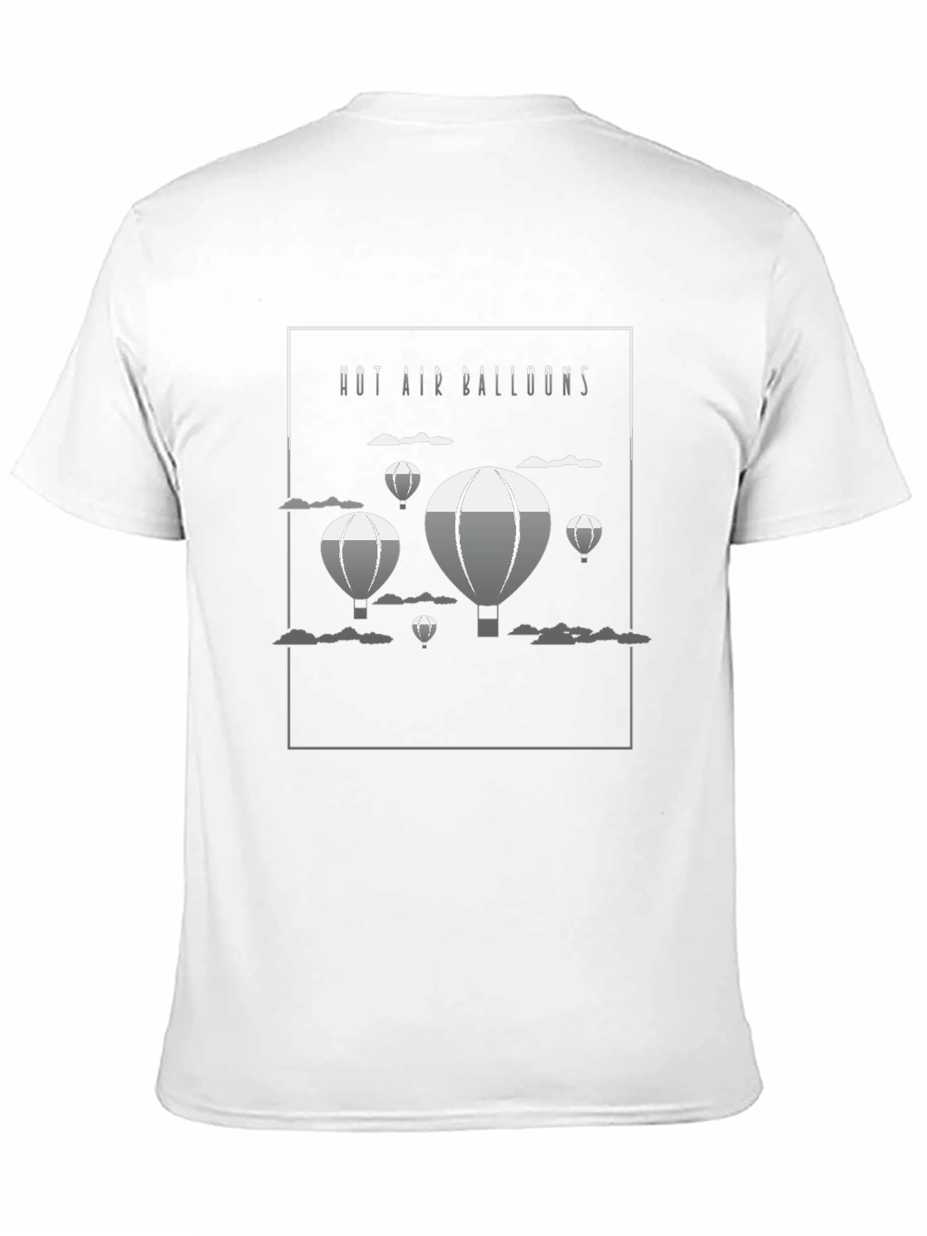 Hot Air Balloon Graphic Print T-Shirt