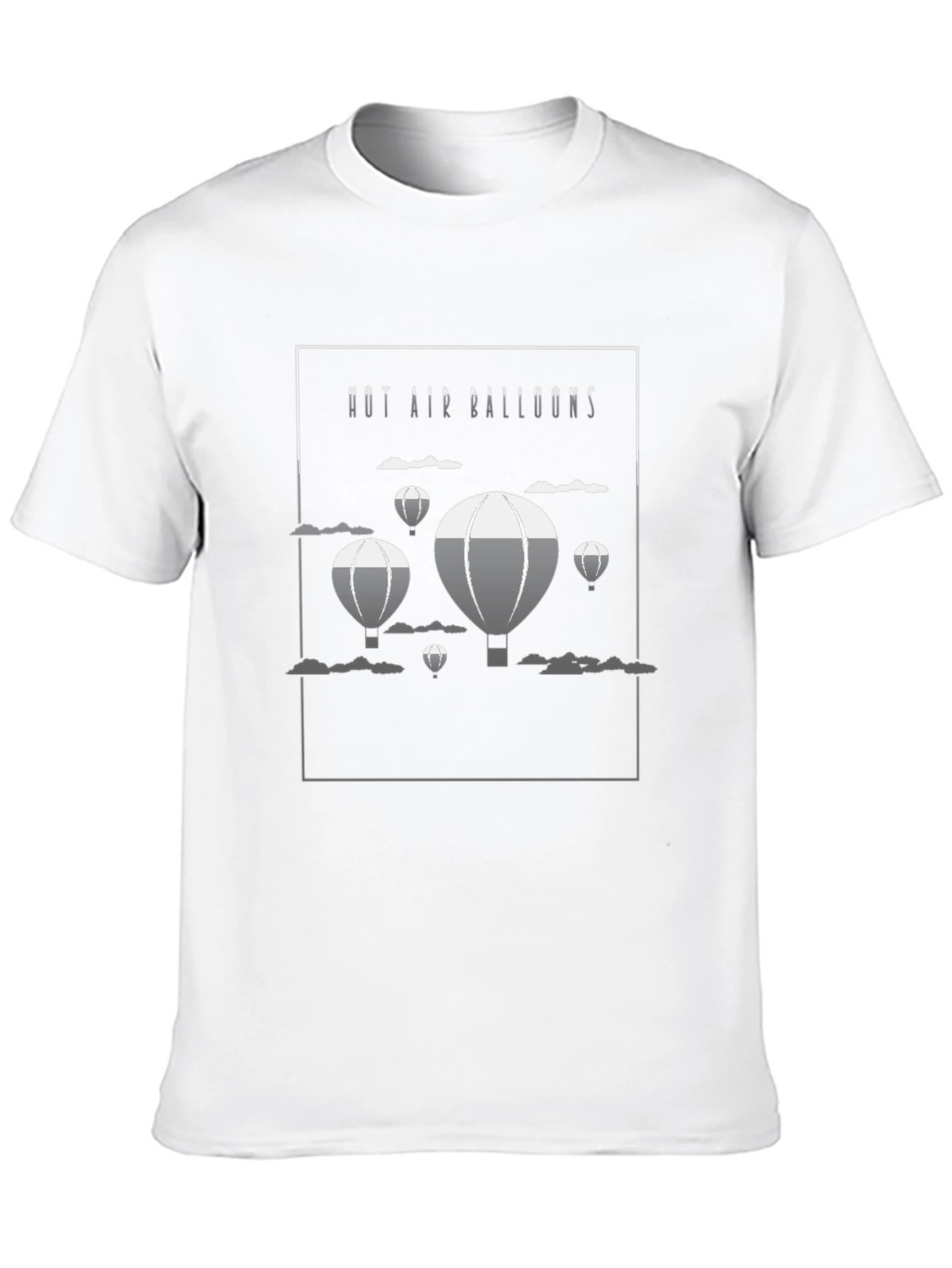 Hot Air Balloon Graphic Print T-Shirt