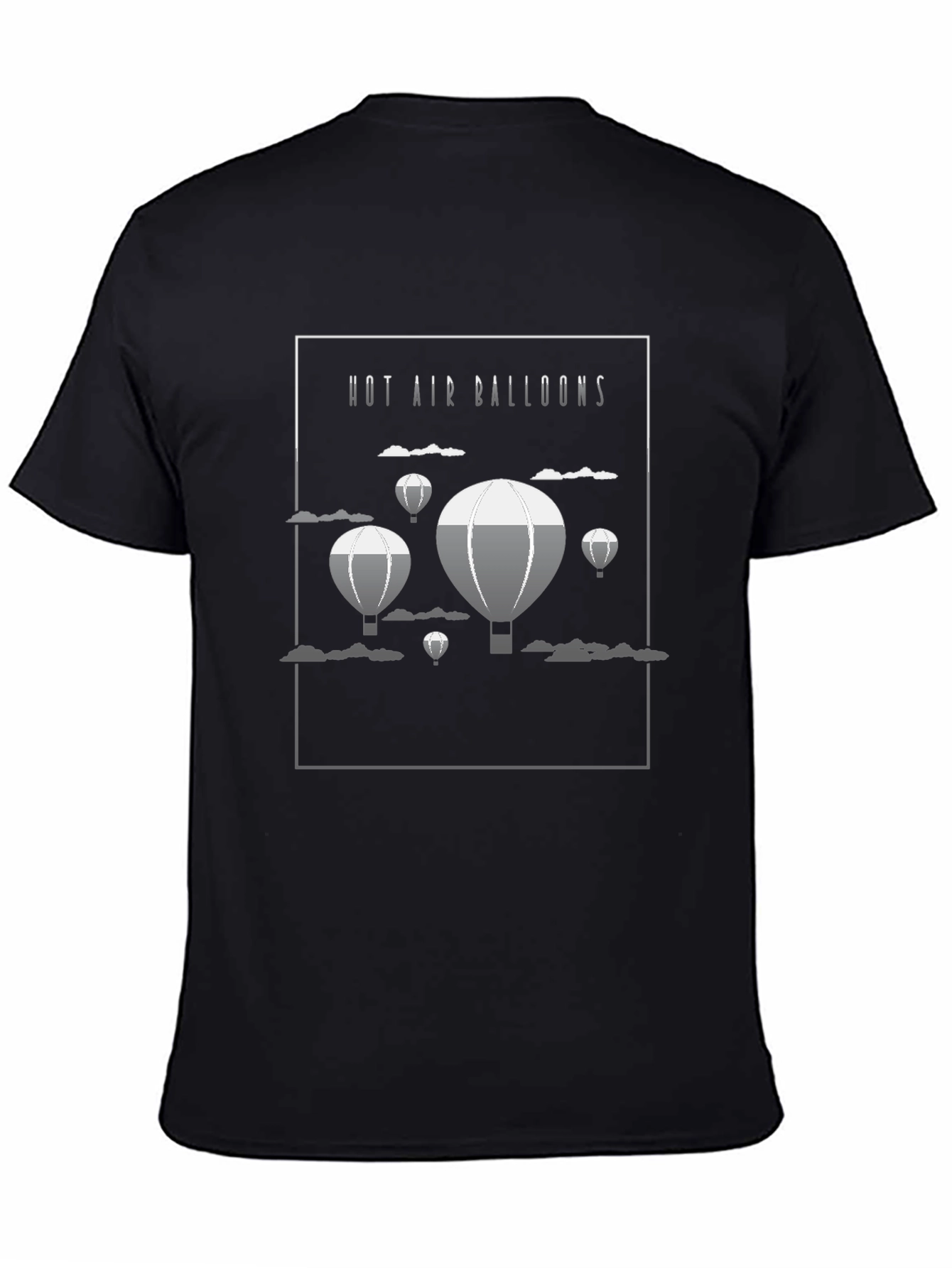 Hot Air Balloon Graphic Print T-Shirt