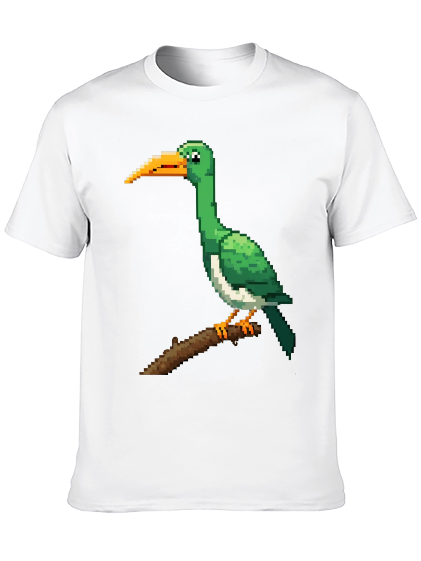 Pixel Bird Tee - Retro Gaming Style Black T-Shirt