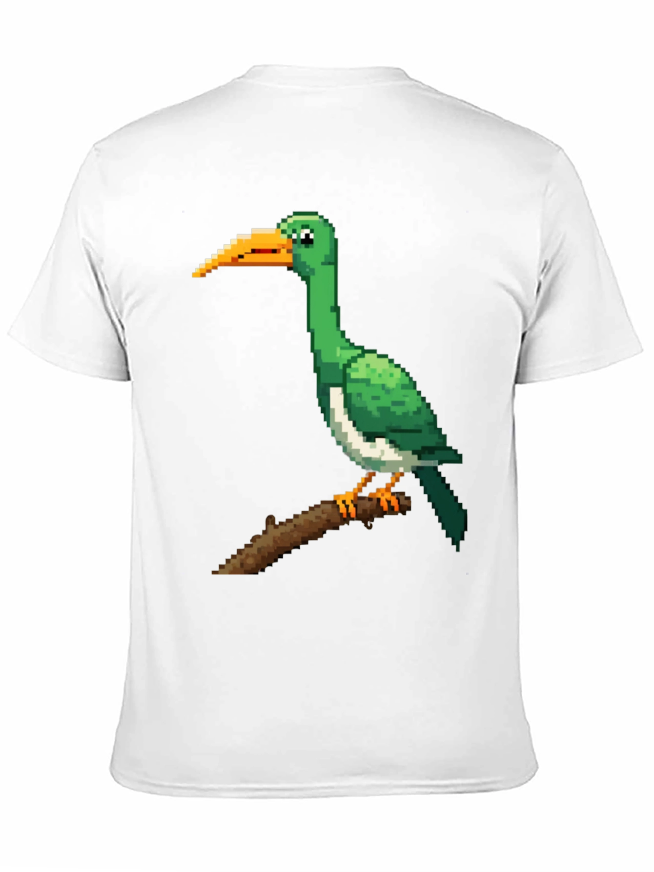 Pixel Bird Tee - Retro Gaming Style Black T-Shirt