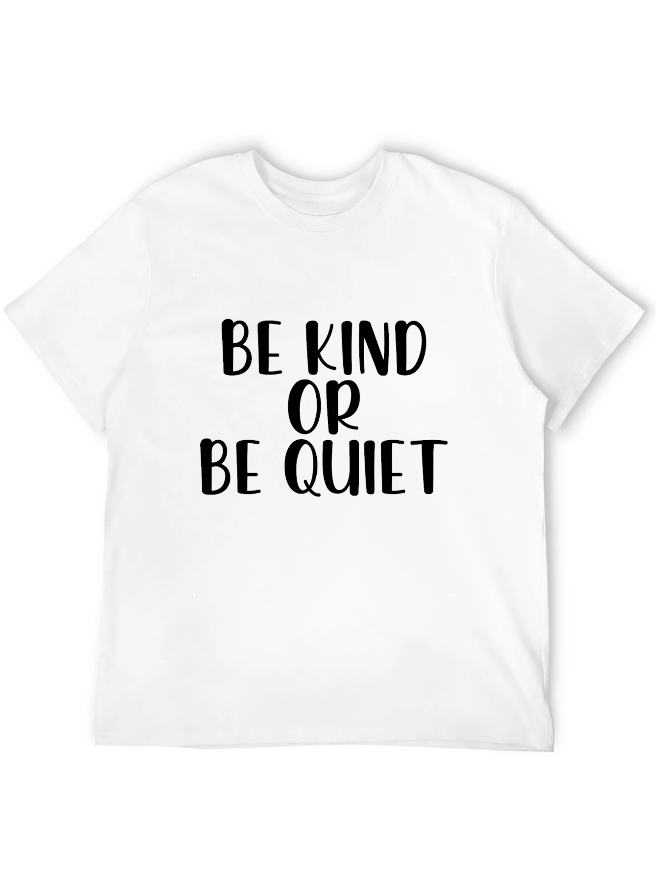 Be Kind or Be Quiet Black Graphic Tee
