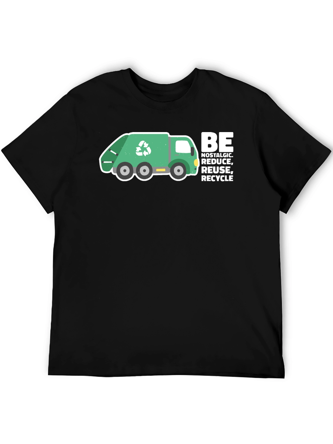 Recycle Truck Graphic Tee - Nostalgic Reduce Reuse
