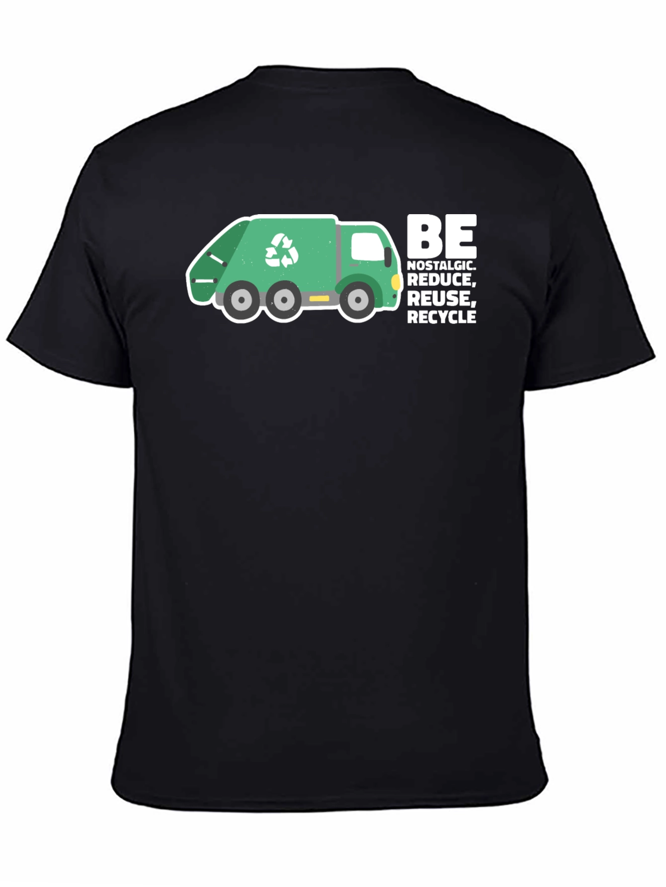 Recycle Truck Graphic Tee - Nostalgic Reduce Reuse