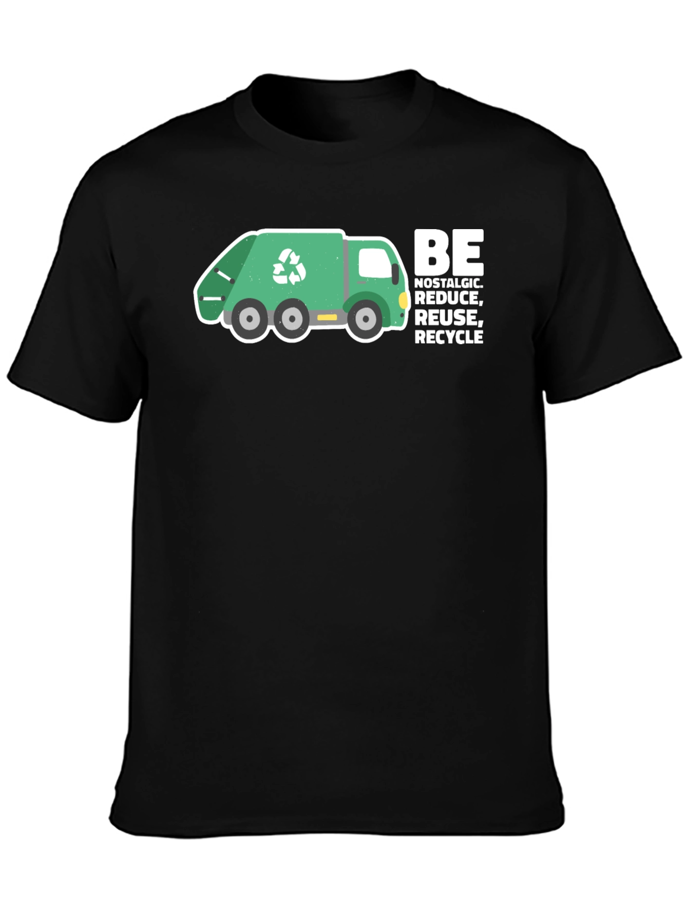 Recycle Truck Graphic Tee - Nostalgic Reduce Reuse