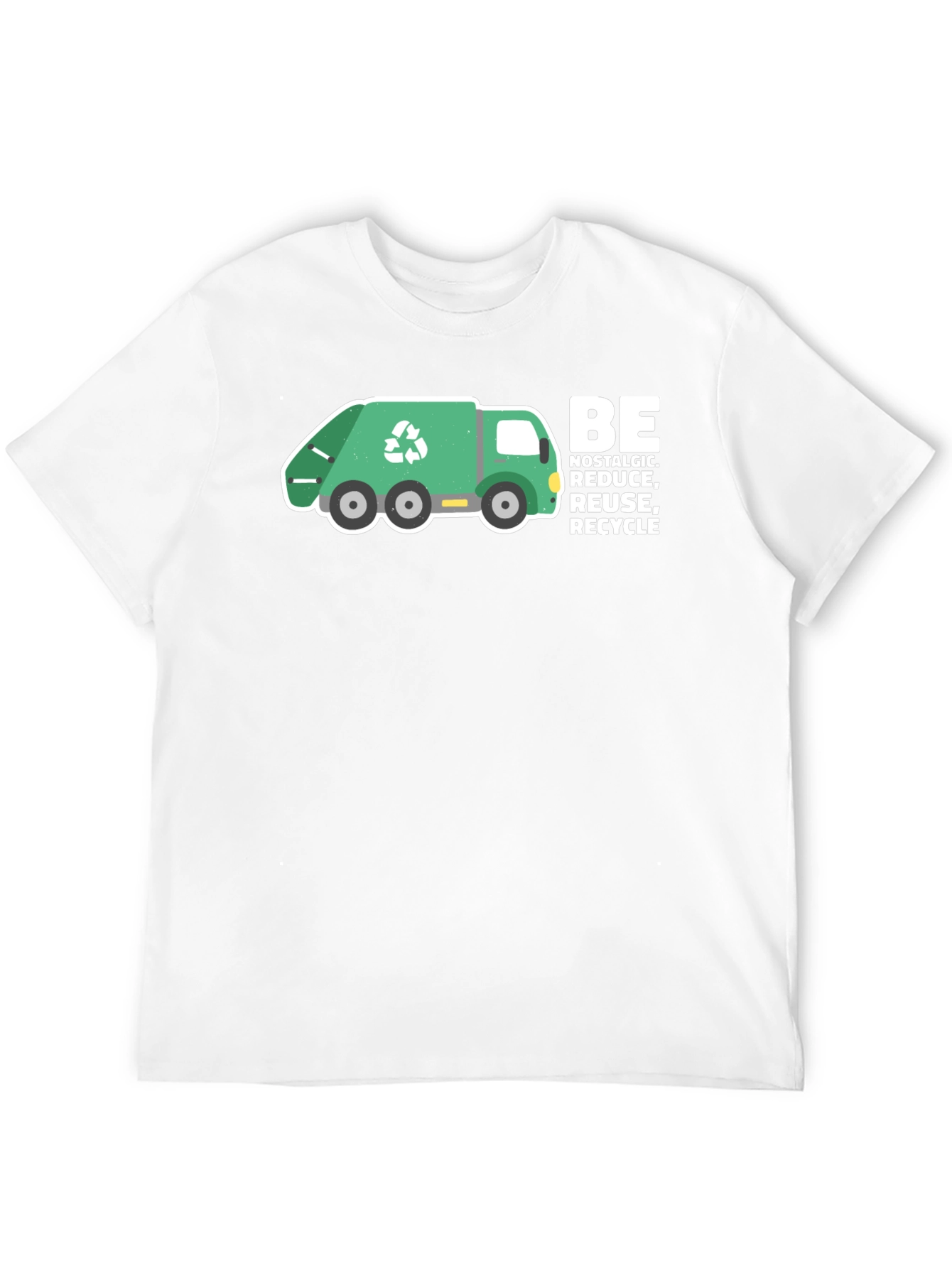 Recycle Truck Graphic Tee - Nostalgic Reduce Reuse