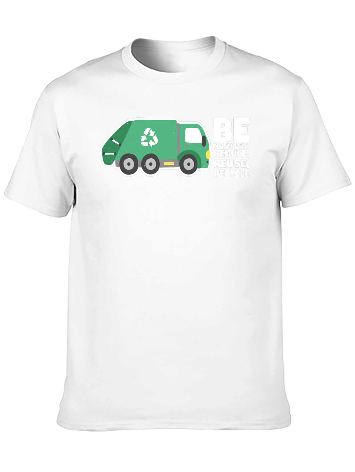 Recycle Truck Graphic Tee - Nostalgic Reduce Reuse