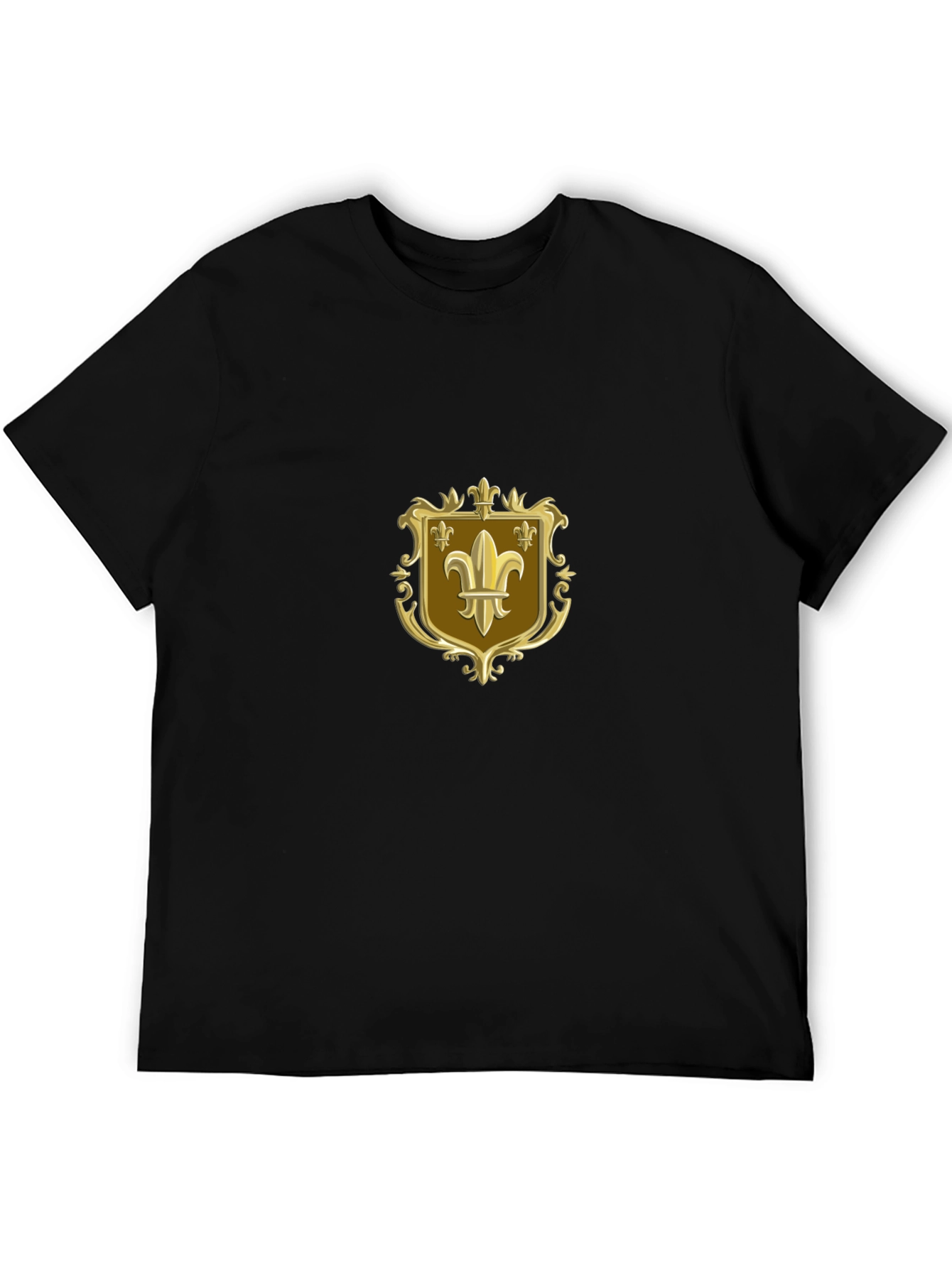 Fleur-de-lis Emblem Black T-Shirt