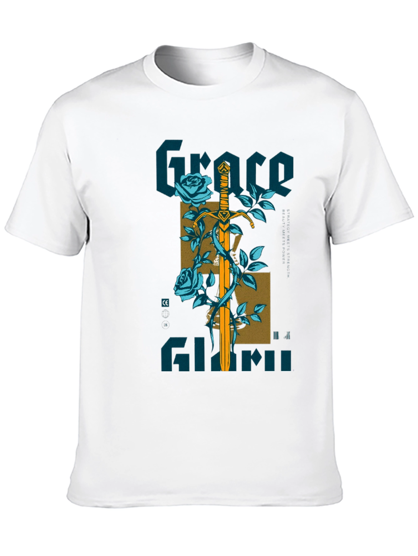 Grace Sword Graphic Tee - Mens Black T-Shirt