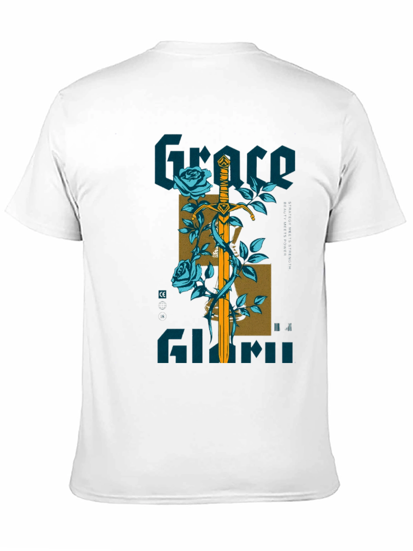Grace Sword Graphic Tee - Mens Black T-Shirt