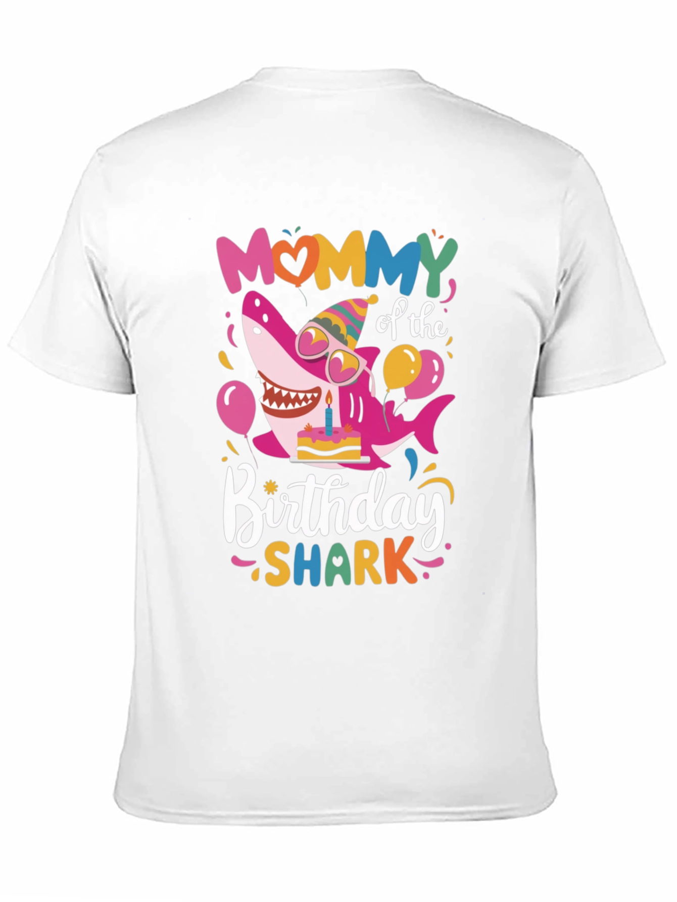 Mommy Shark Birthday Graphic Tee