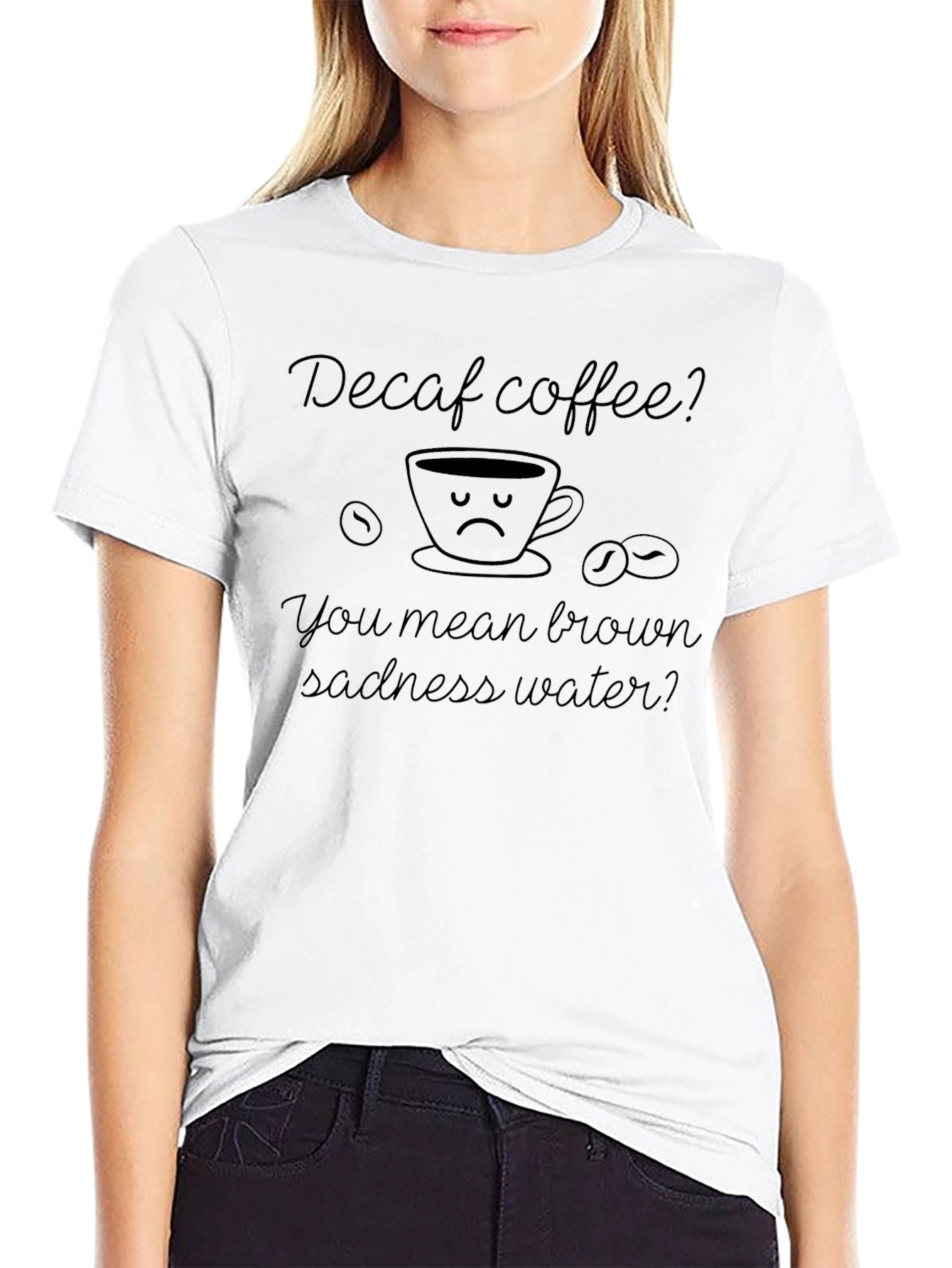 Decaf Coffee Sadness Graphic Tee