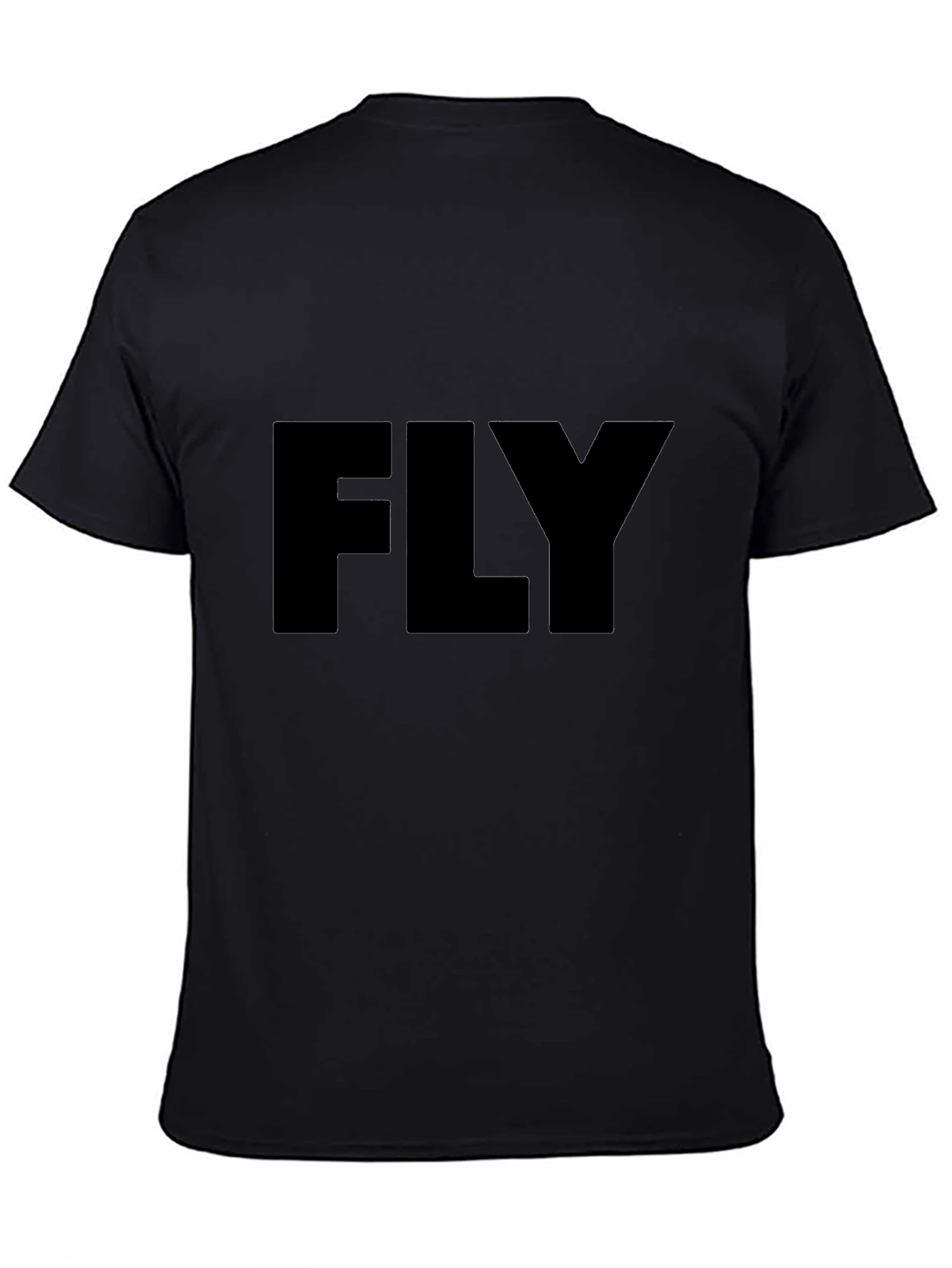Black FLY Graphic Tee - Casual Style