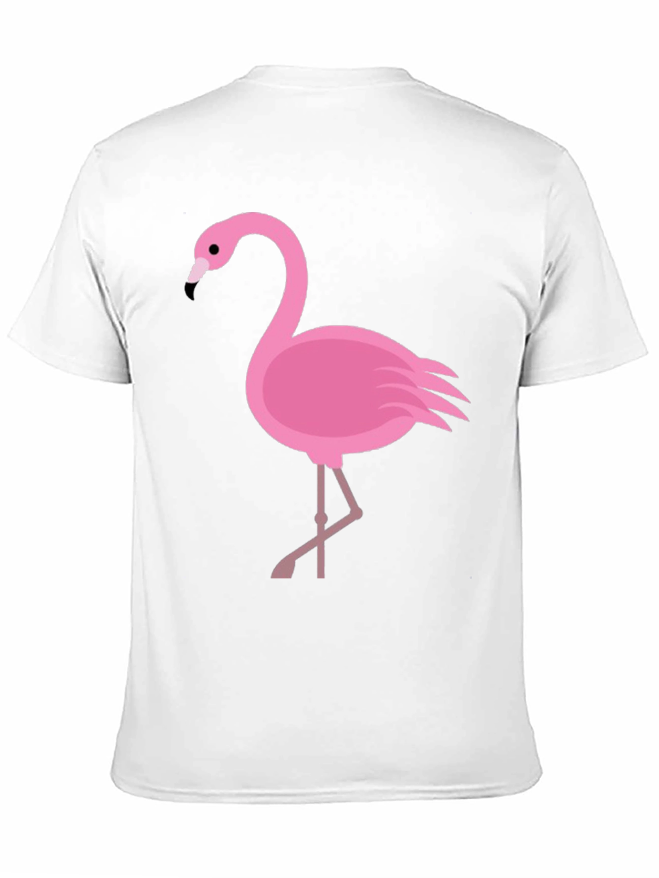 Flamingo Graphic Tee - Casual Black T-Shirt