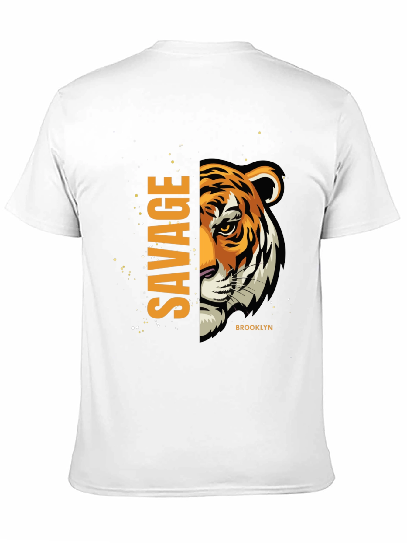Savage Tiger Graphic Print T-Shirt