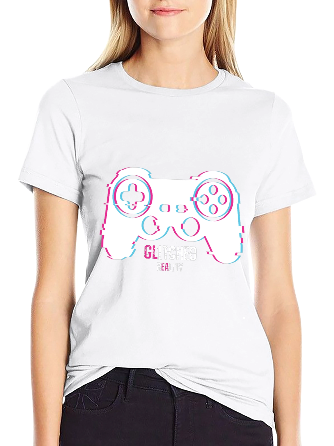 Glitched Reality Gaming T-Shirt