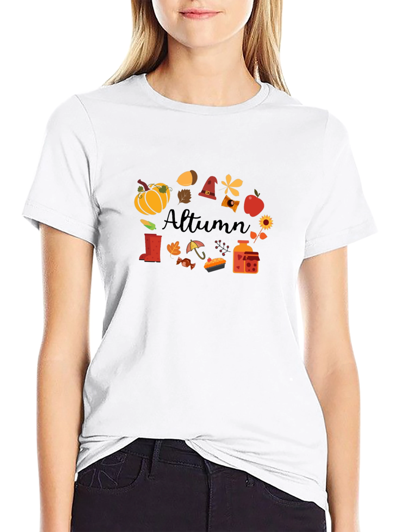 Autumn Themed Graphic Tee